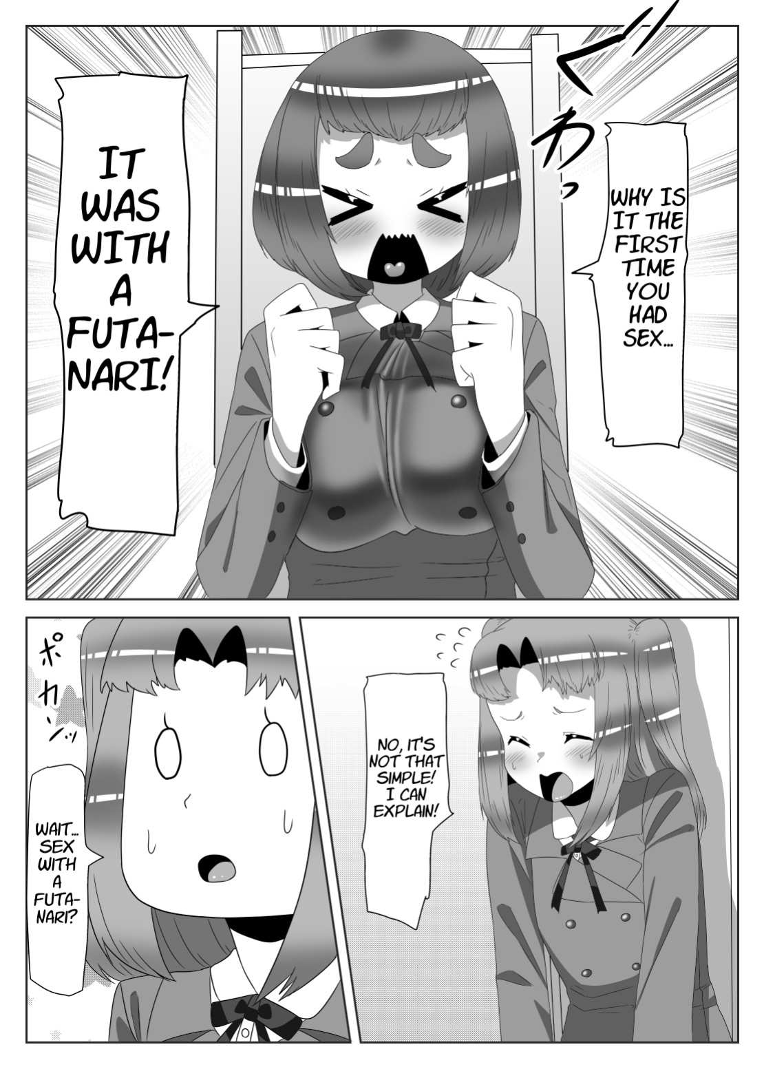 [Nitiniti Sowa (Apacchi)] Futanari Seitokaichou no Furyou Otokonoko Kousei Keikaku 2