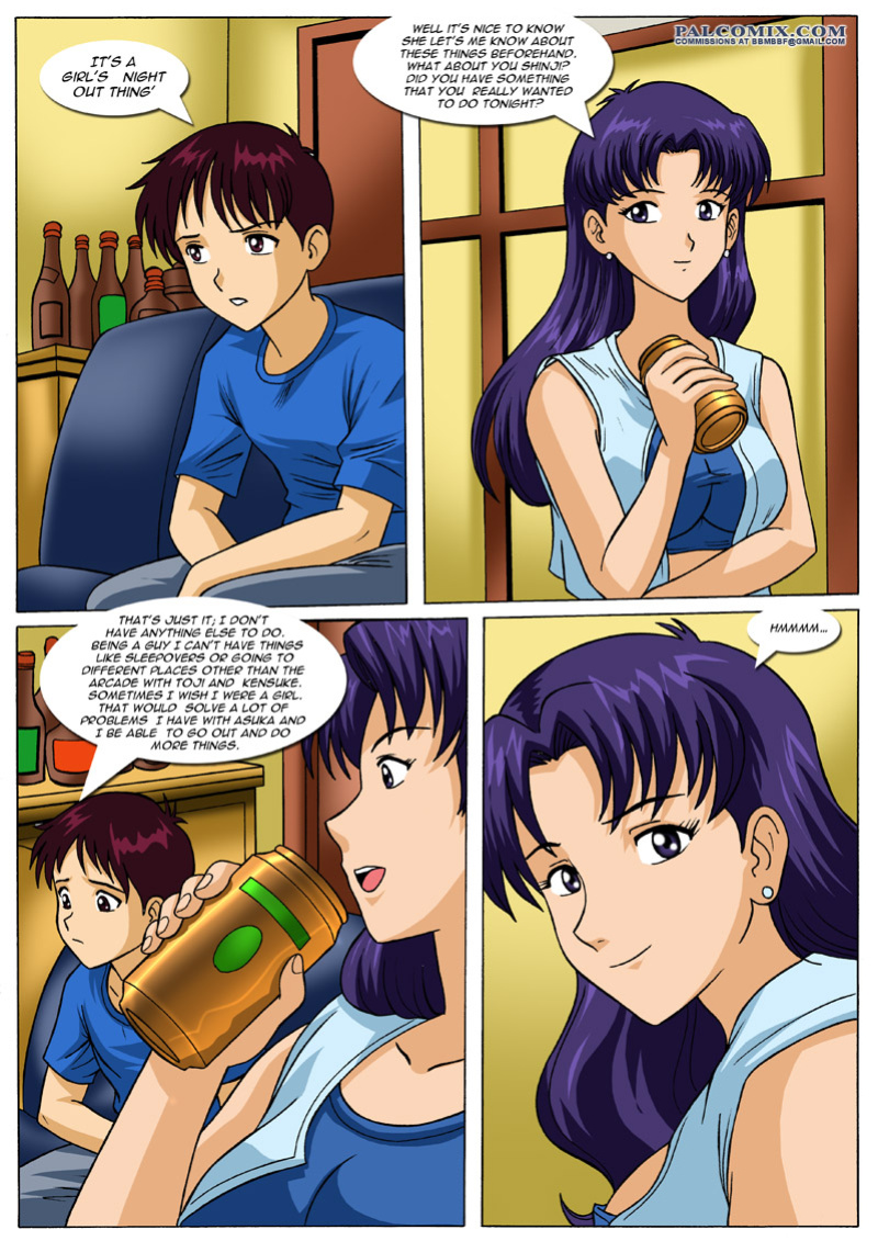 [Palcomix] Misato's New Girlfriend