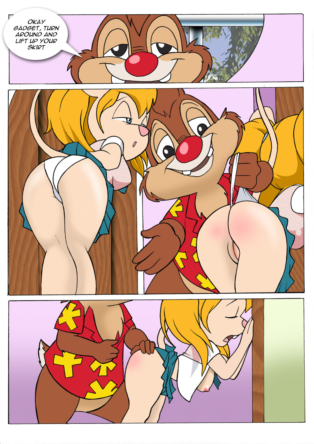 [Palcomix] Gadget's Bet, Gadget's Bum