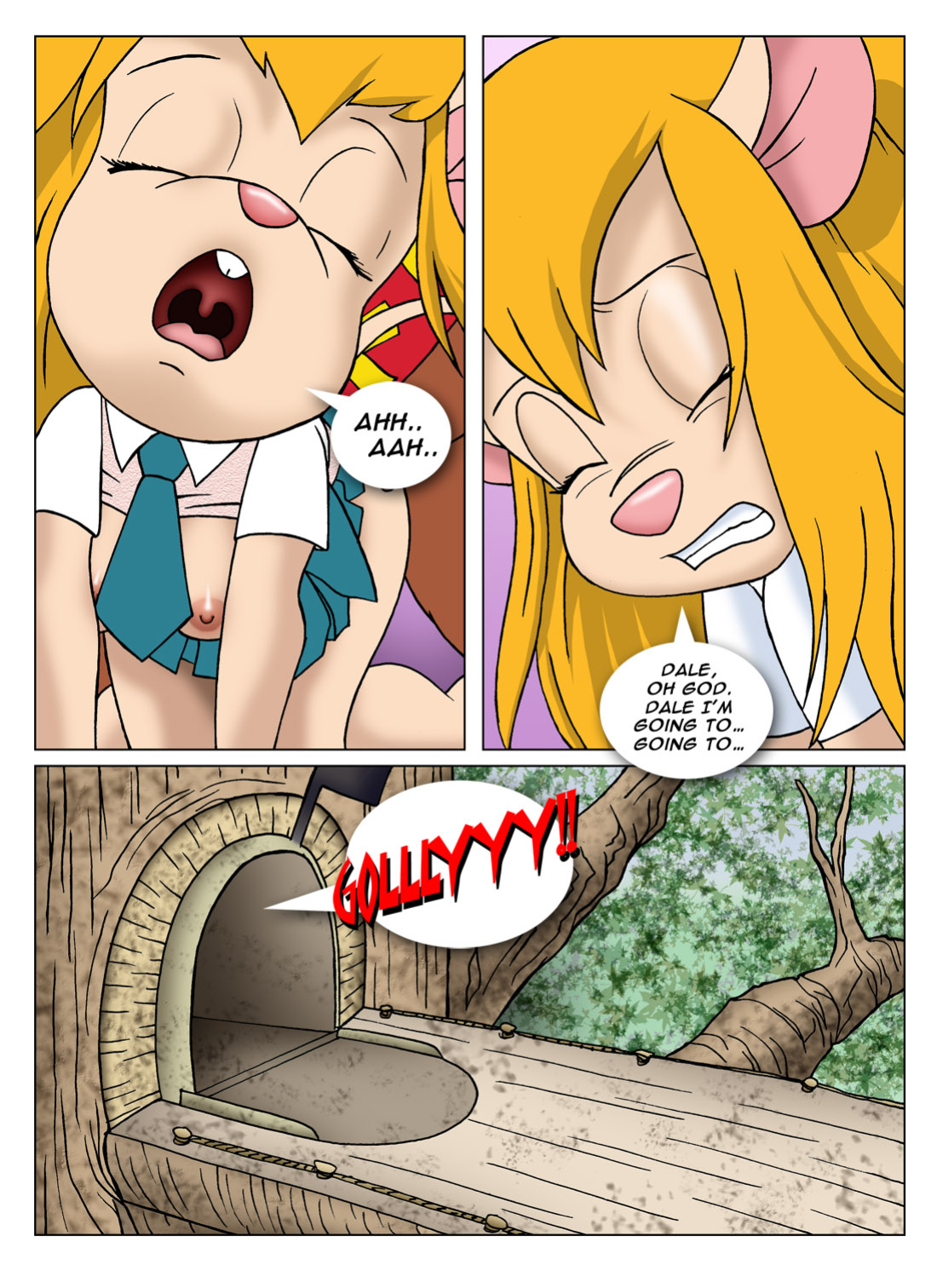 [Palcomix] Gadget's Bet, Gadget's Bum