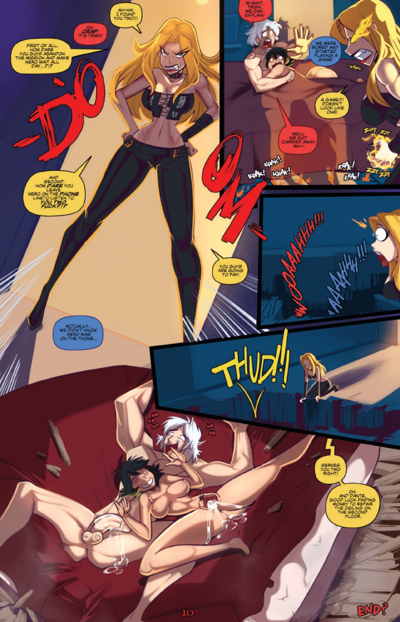 Devil May Fuck : Dante X Lady - Sex & Gambling (Devil May Cry)