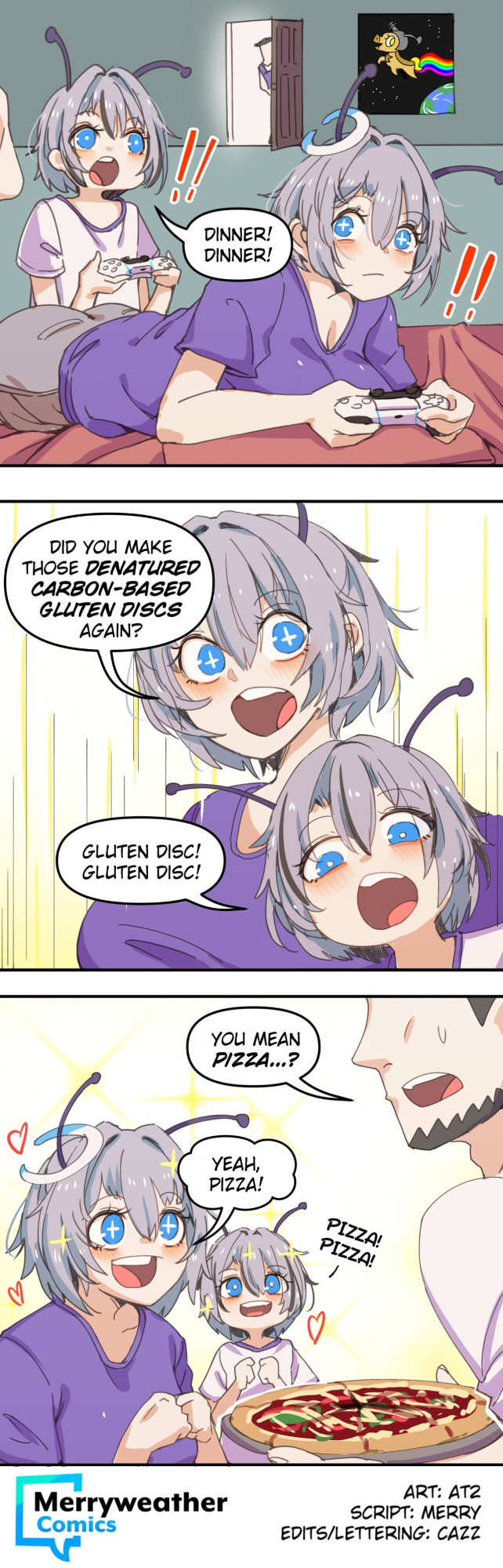 Alien Girl Visits Earth