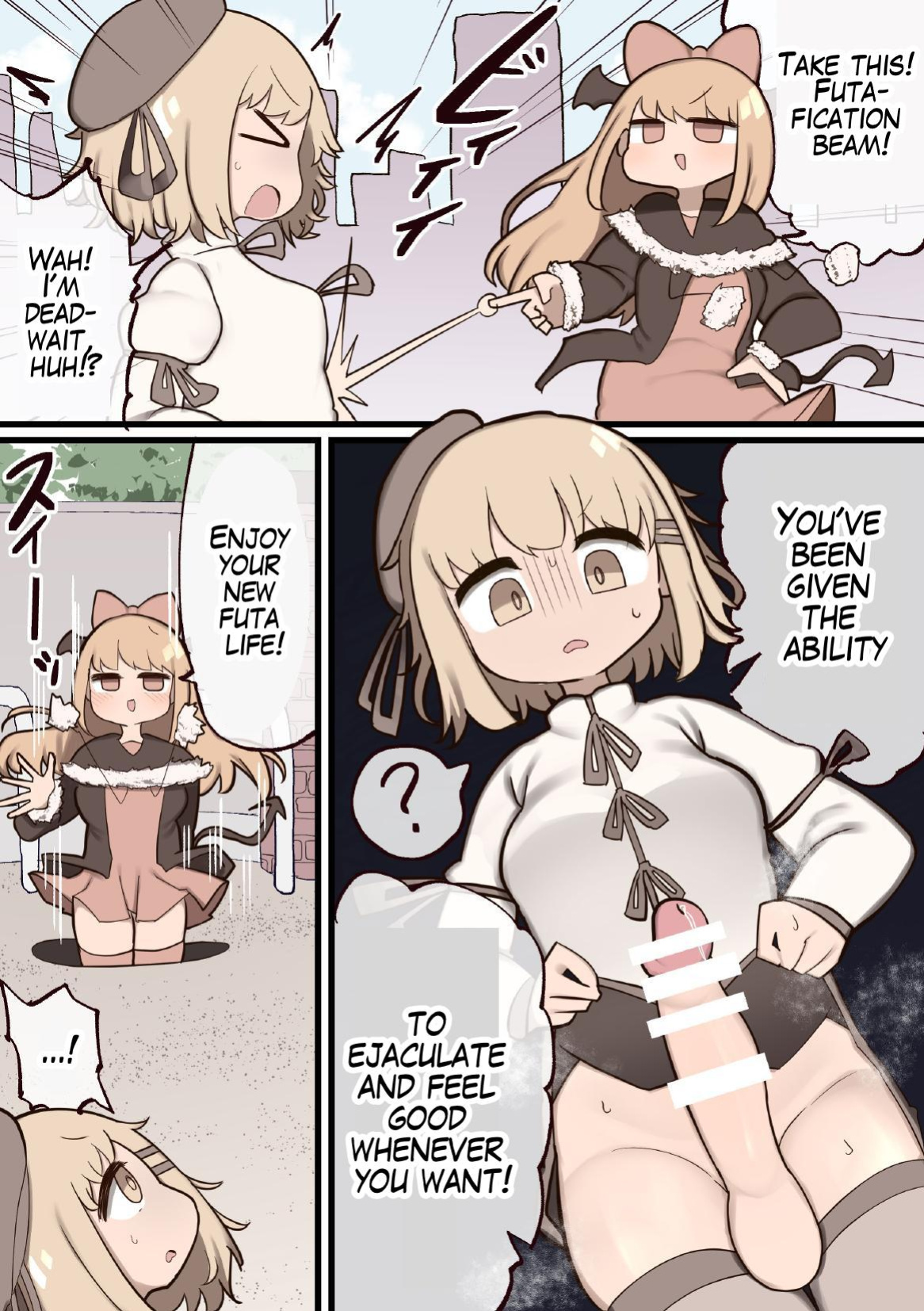 [Izumo Gasshuukoku (Momomo Gasshuukoku)] Futanari Mahou Shoujo ~Teki ni Chinchin Haya sareta node Sex shite mo Ii yo ne?~ | Futanari Magical Girl ~The Enemy Gave Me a Dick So We Might as Well Fuck?~ [Scrubfowl]
