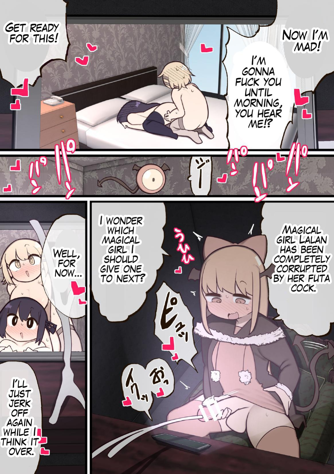 [Izumo Gasshuukoku (Momomo Gasshuukoku)] Futanari Mahou Shoujo ~Teki ni Chinchin Haya sareta node Sex shite mo Ii yo ne?~ | Futanari Magical Girl ~The Enemy Gave Me a Dick So We Might as Well Fuck?~ [Scrubfowl]