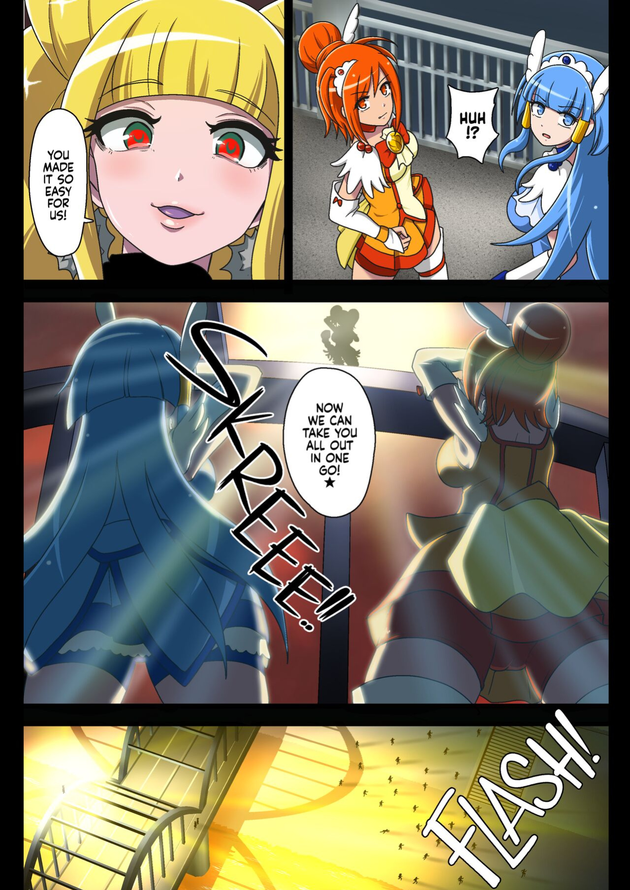 [Akuochisukii Kyoushitsu (Akuochisukii Sensei)] Kegasareta Seisen AFTERDARK | Defiled Water AFTERDARK (Healin' Good PreCure)