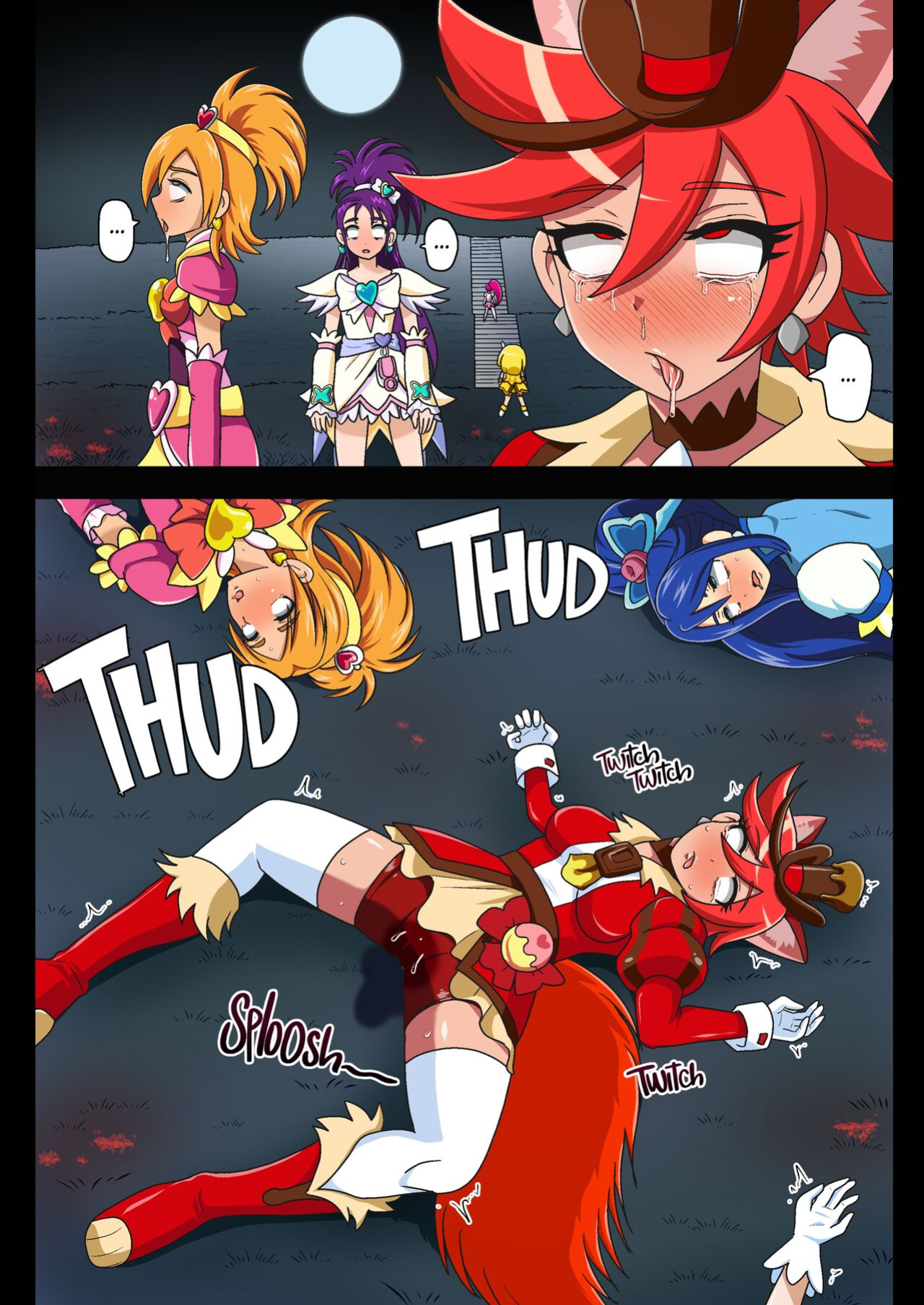 [Akuochisukii Kyoushitsu (Akuochisukii Sensei)] Kegasareta Seisen AFTERDARK | Defiled Water AFTERDARK (Healin' Good PreCure)