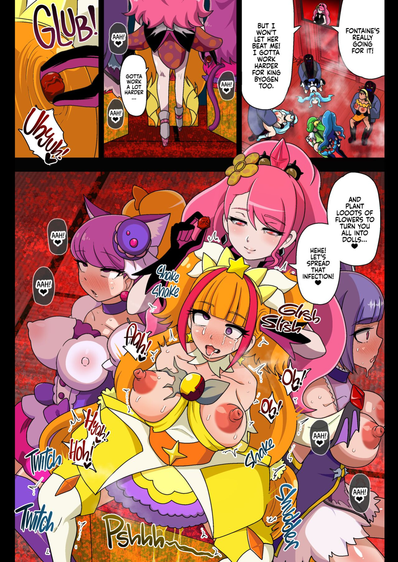 [Akuochisukii Kyoushitsu (Akuochisukii Sensei)] Kegasareta Seisen AFTERDARK | Defiled Water AFTERDARK (Healin' Good PreCure)