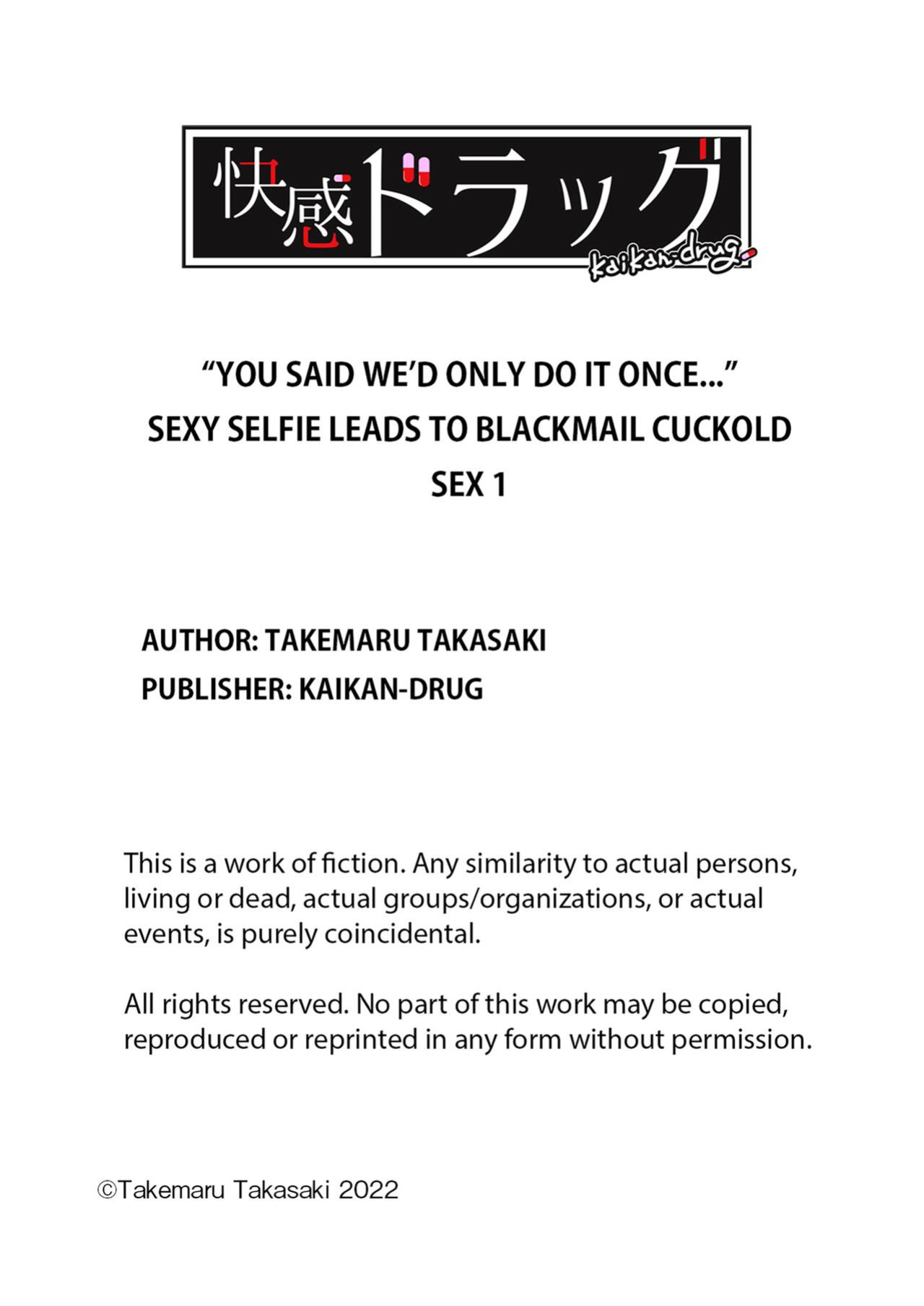 [Takemaru Takasaki] Sexy Selfie Leads to Blackmail Cuckold Sex