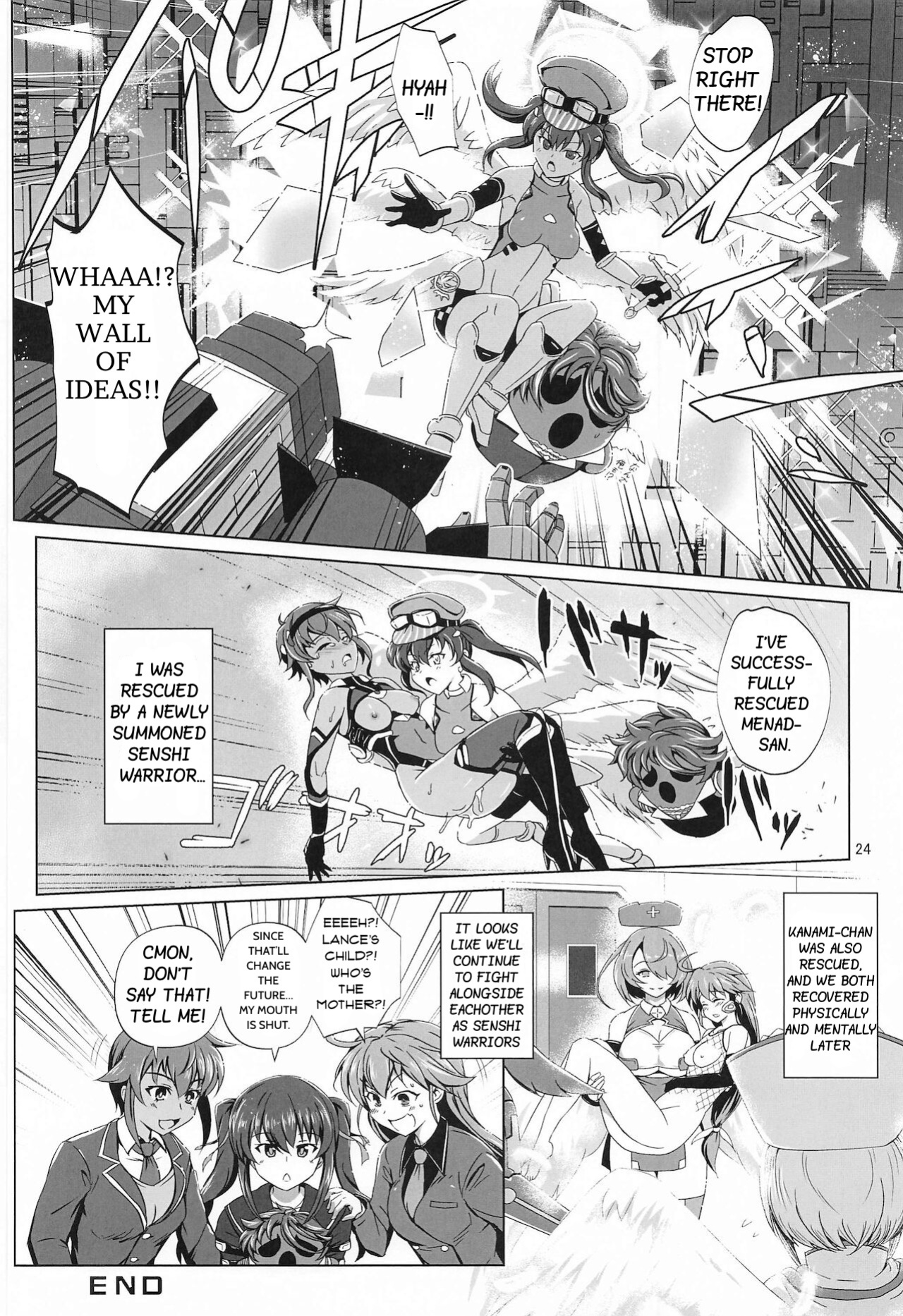 (Akihabara Doujinsai 4) [Tanpatsu Kikaku (DHA)] Choukou Senshi wa Aragaenai! (Chou Koudaisen Escalation Heroines) [Incomplete]