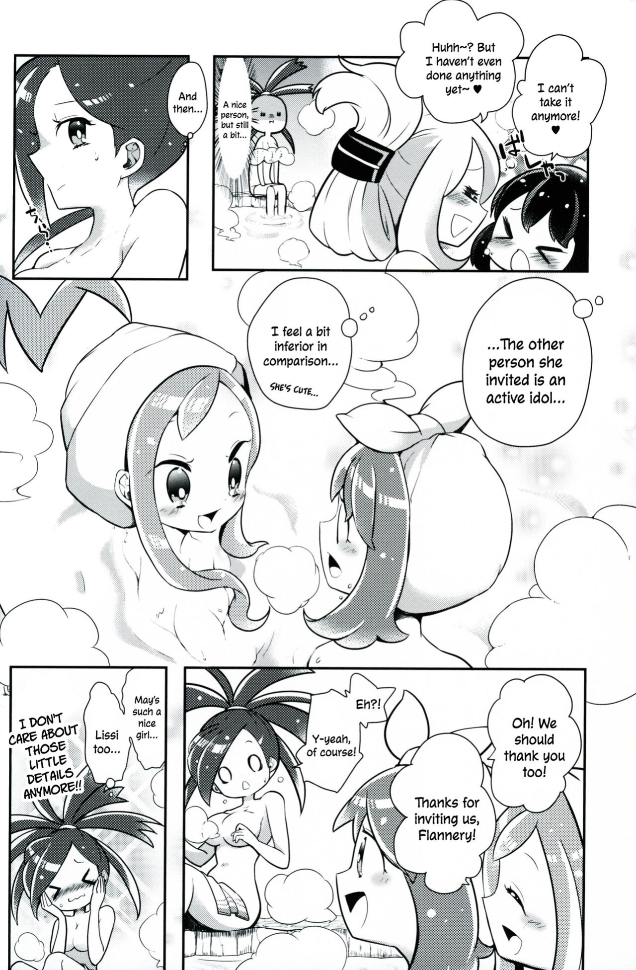 (C90) [chori (Mokki)] Otome no Kashikiri Fuen Onsen | Maiden's Private Lavaridge Hot Spring (Pokémon) [MobTarou]