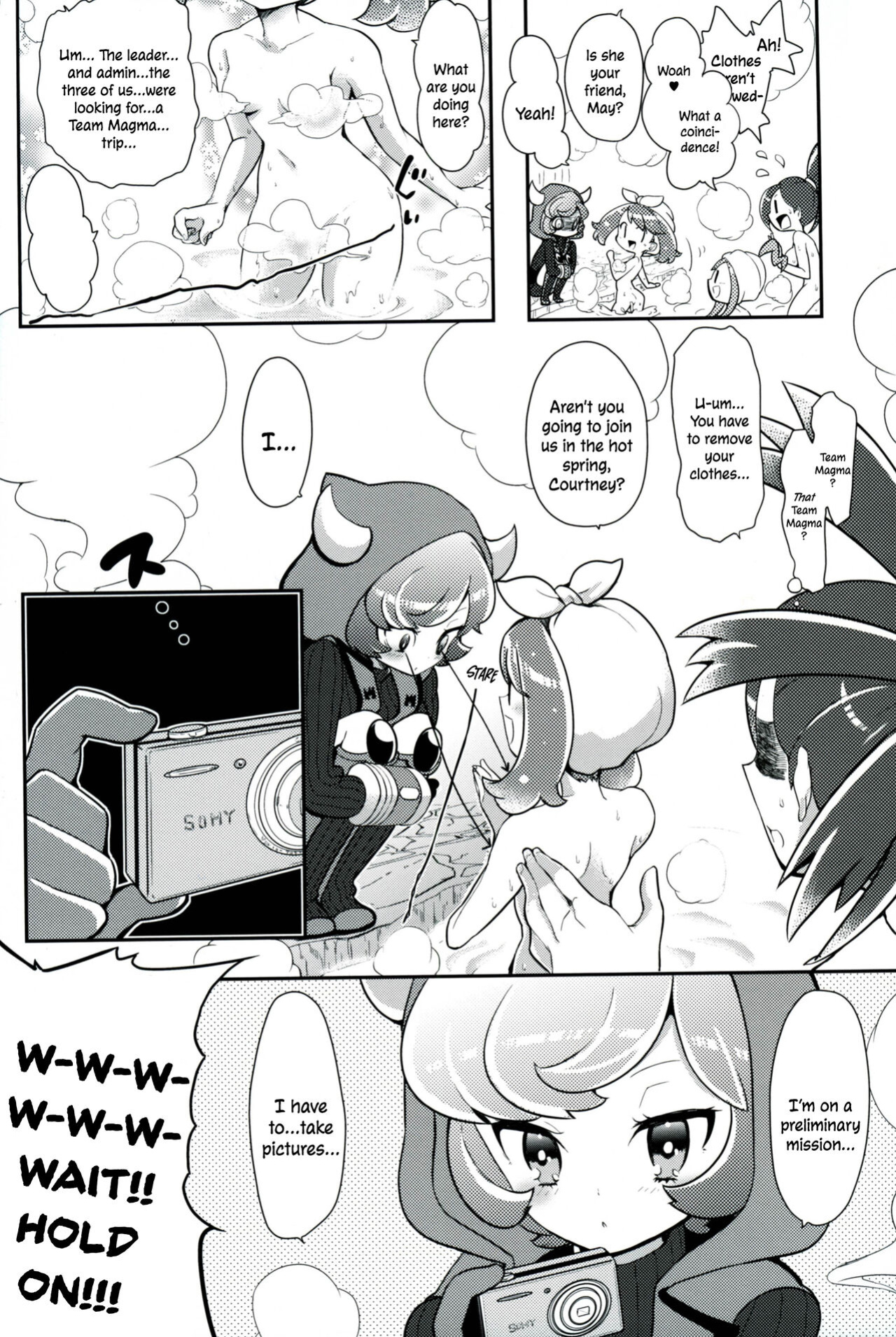 (C90) [chori (Mokki)] Otome no Kashikiri Fuen Onsen | Maiden's Private Lavaridge Hot Spring (Pokémon) [MobTarou]