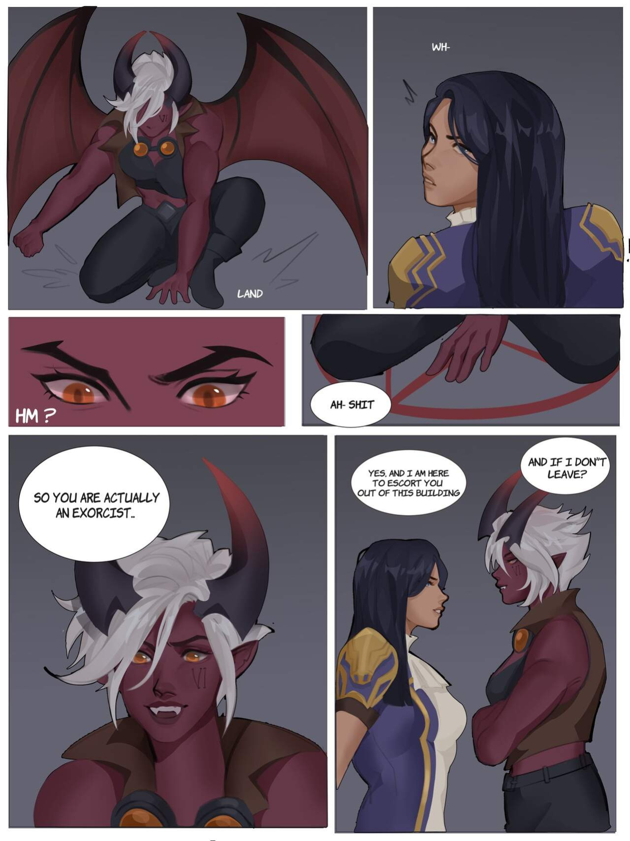 [Lesbeanlatte / Sapphyxiate] Vi and Caitlyn comics and art (Arcane: League of Legends)