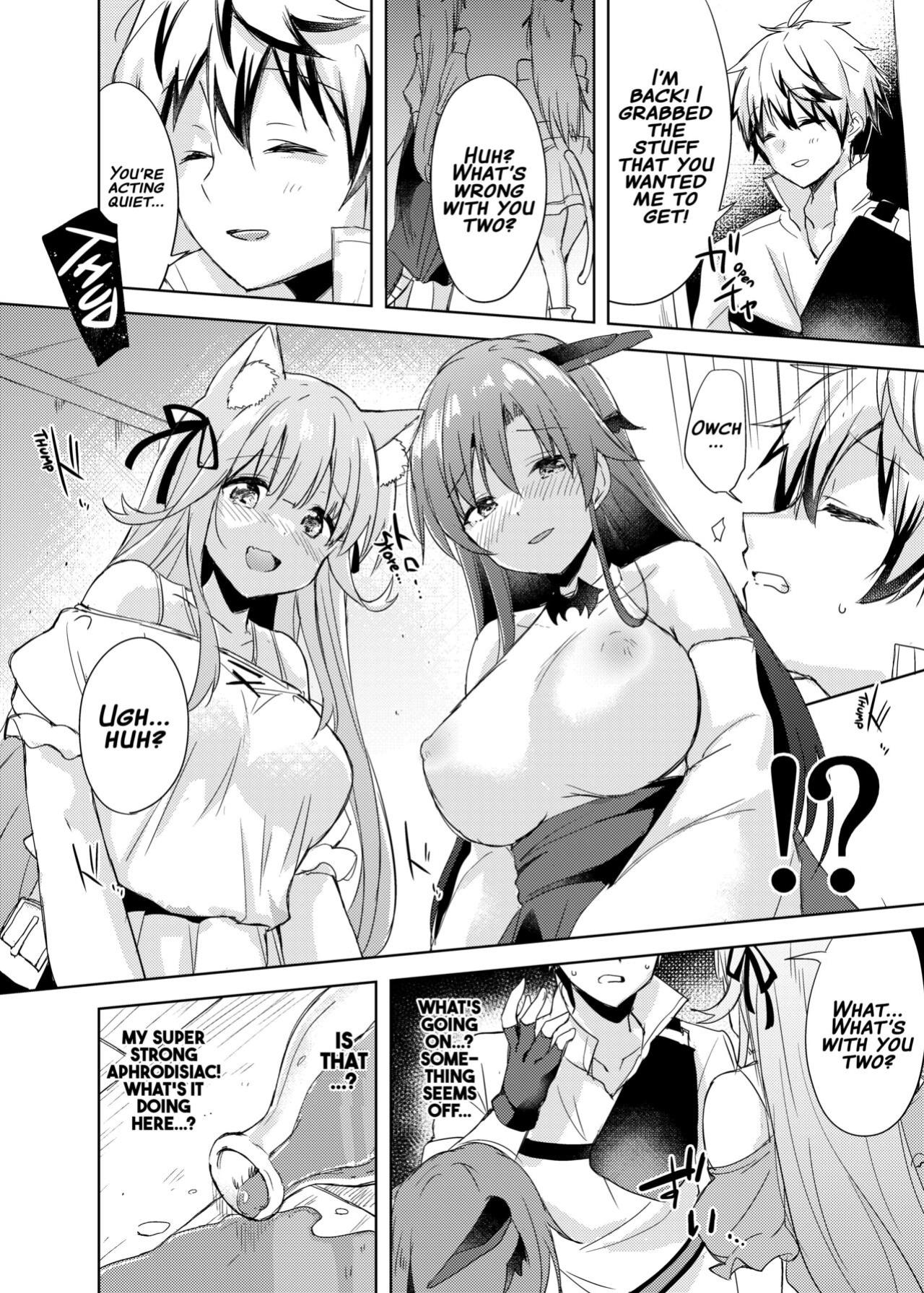 [DROP DEAD!! (Minase Syu)] Saikyoushu no Futari ga Nanika Hen na Potion de Ecchi ni Nacchatta (Yuusha Party wo Tsuihou sareta Beast Tamer, Saikyoushu no Nekomimi Shoujo to Deau) [xinsu]