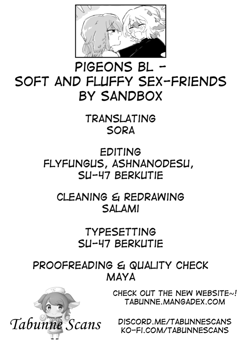 [Arijigoku (Sandbox)] Pigeons BL - Soft and Fluffy Sex-Friends | Hato-hato - Yuru-fuwa Sefure Riba [Tabunne Scans]