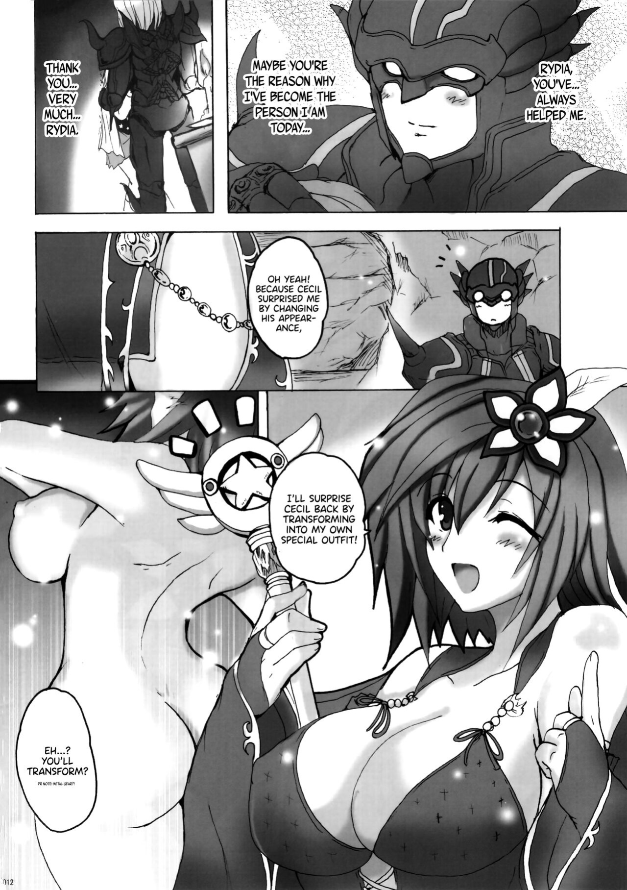 (C75) [Yo-Metdo (Yasakani An)] Koishite Ii Desu Tomo 2 (Final Fantasy IV) [DKKMD Translations]