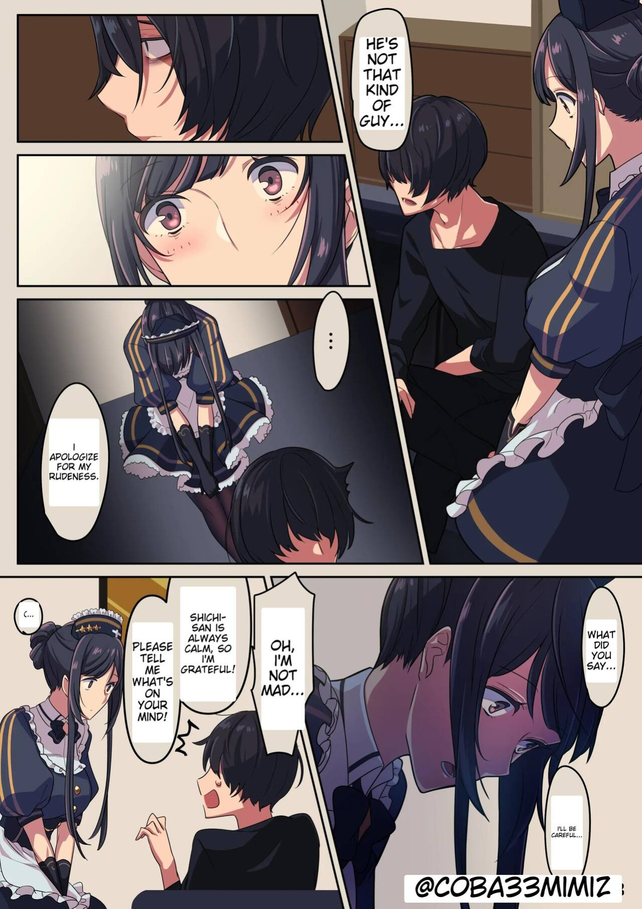 [Cobaco Mimiz] Ashikoki wa ga Ijime Kousoku Chikubi Korikori o Maid-san ni Hodokosareru Sabun