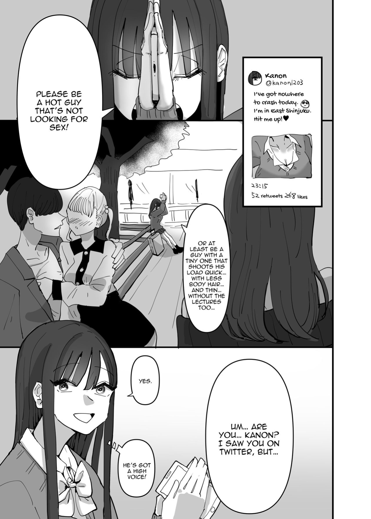 [Aweida] SNS de Tomarasete Kureru Hito o Boshuu Shitara Echiechi Onee-san ga Yattekita Hanashi | When I Made An Appeal On Socials For A Place To Stay, A Naughty Lady Took Me In [IXIA WORKS]