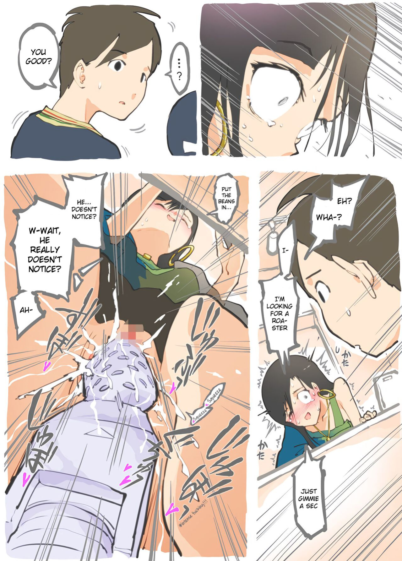 [Alpaca Club] Molested by a Vacuum Cleaner - Kohai's Home Visit -