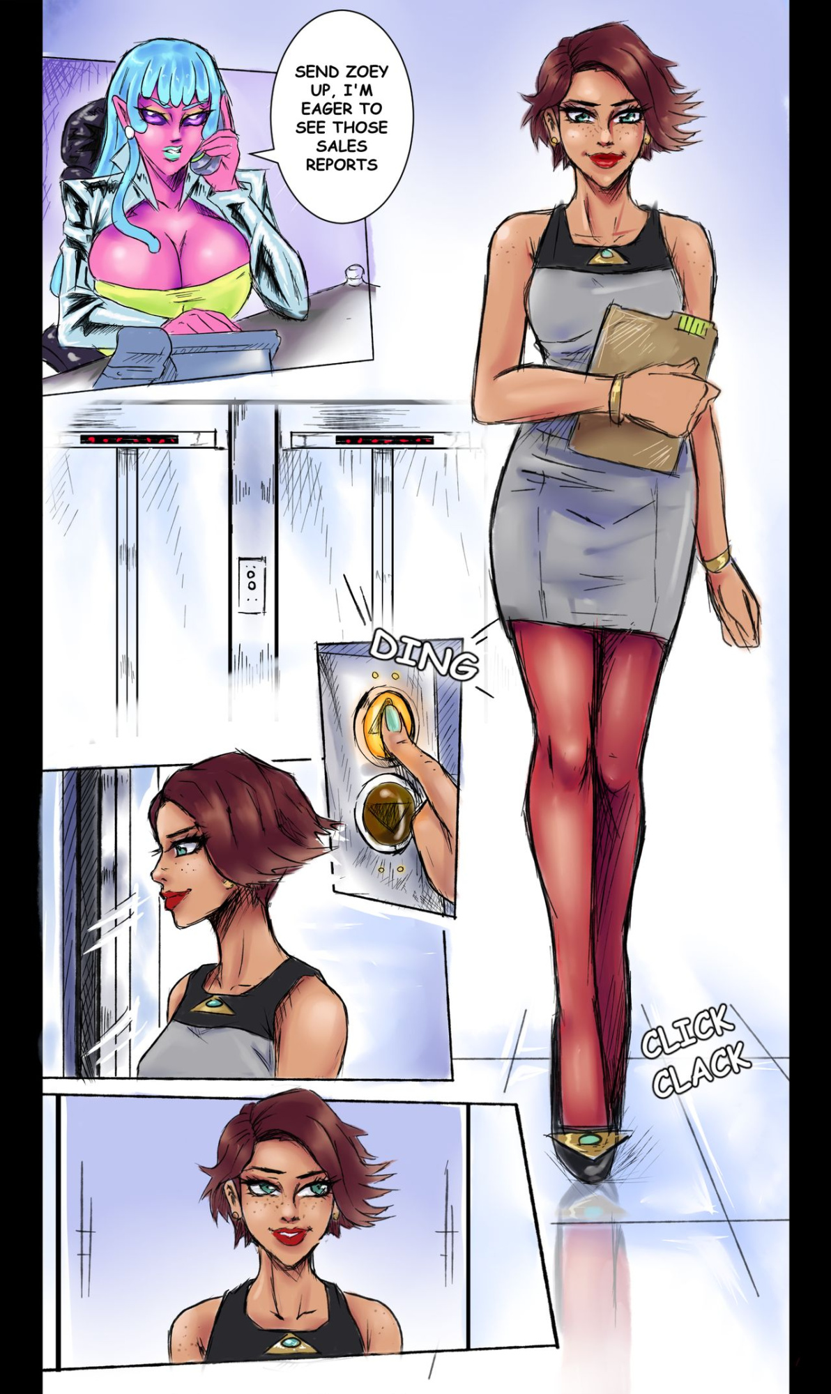 [Voracious Moga] Office Space 1 & 2 + Bonus Pic