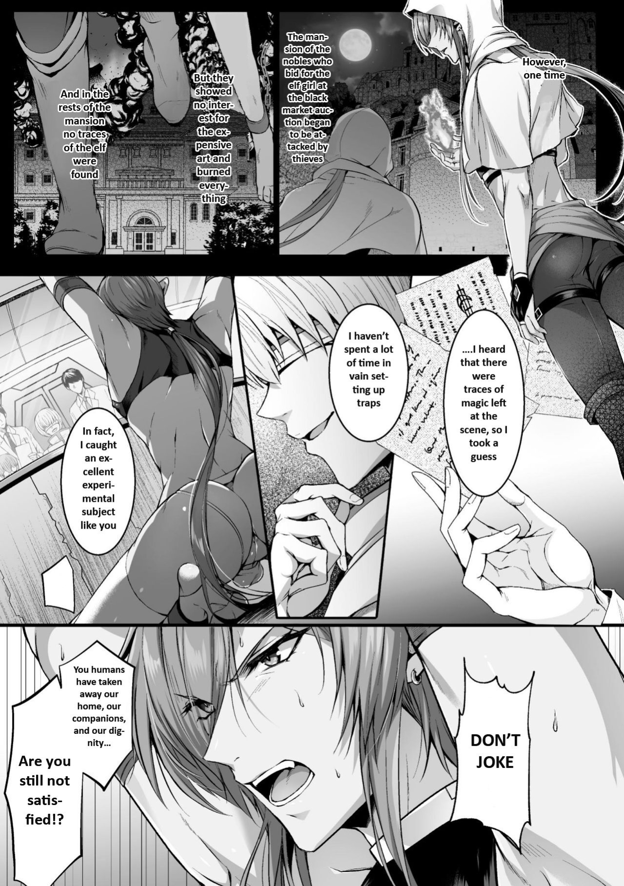 [Mizuno] Elf Sakusei Jikken Maetsu ni Ochiru Kiyoki Tamashii | A pure elf falls into an experiment (BlackCherry Anthology Shokushu Kan Mesu ni Ochi Yuku Otoko-domo Vol.2)