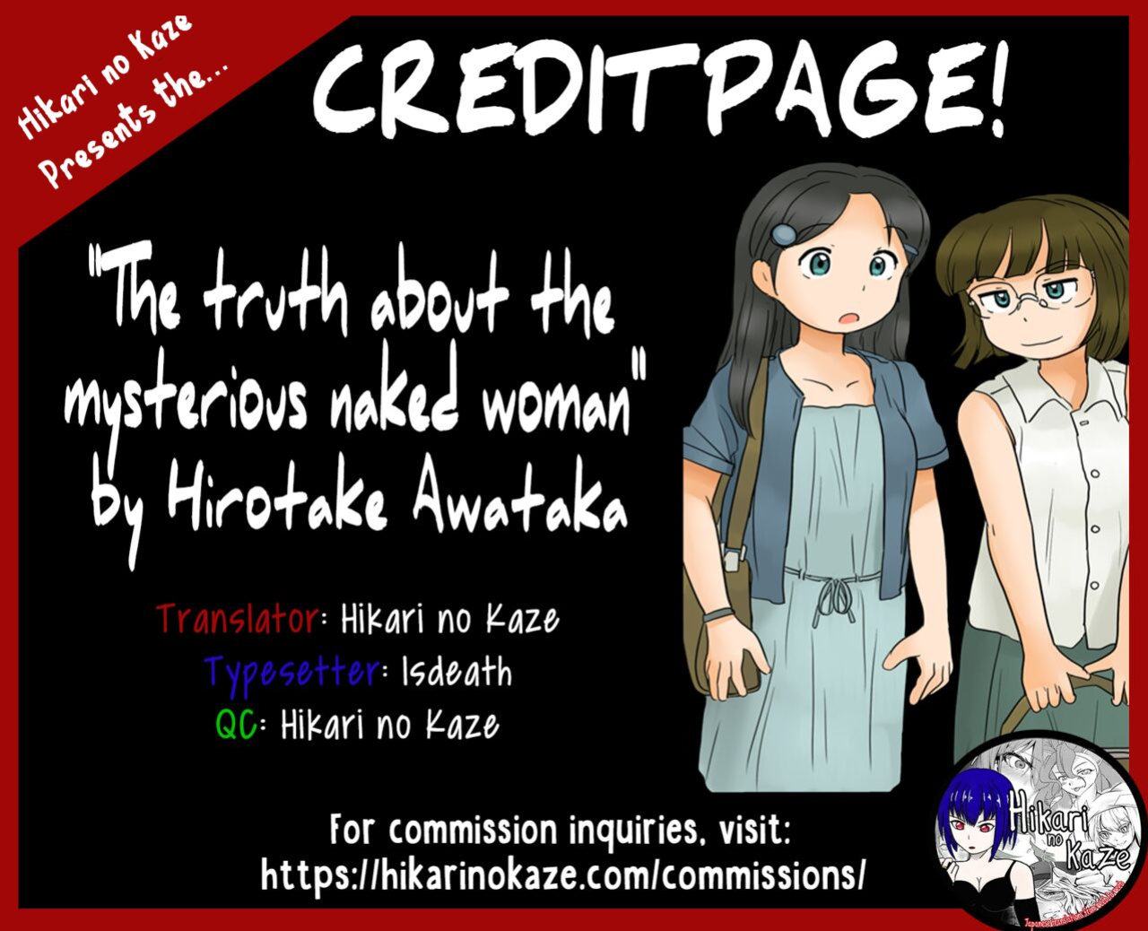 [Awatake (Hirotake Awataka)] Nazo no Rajo no Shinsou | The Truth About the Mysterious Naked Woman [Hikari no Kaze]