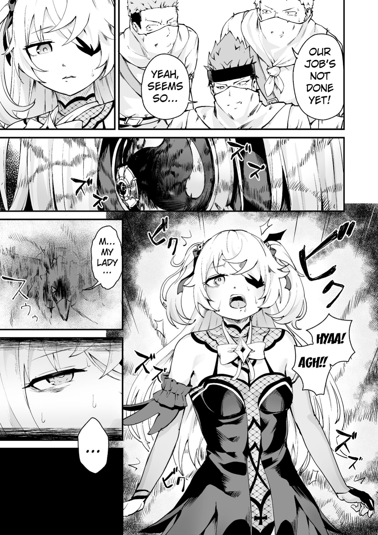 [Koromoko Kokoro (Koromotake)] Koujou Ochiru | Fischl Falling to Ruin (Genshin Impact) [Kuraudo]