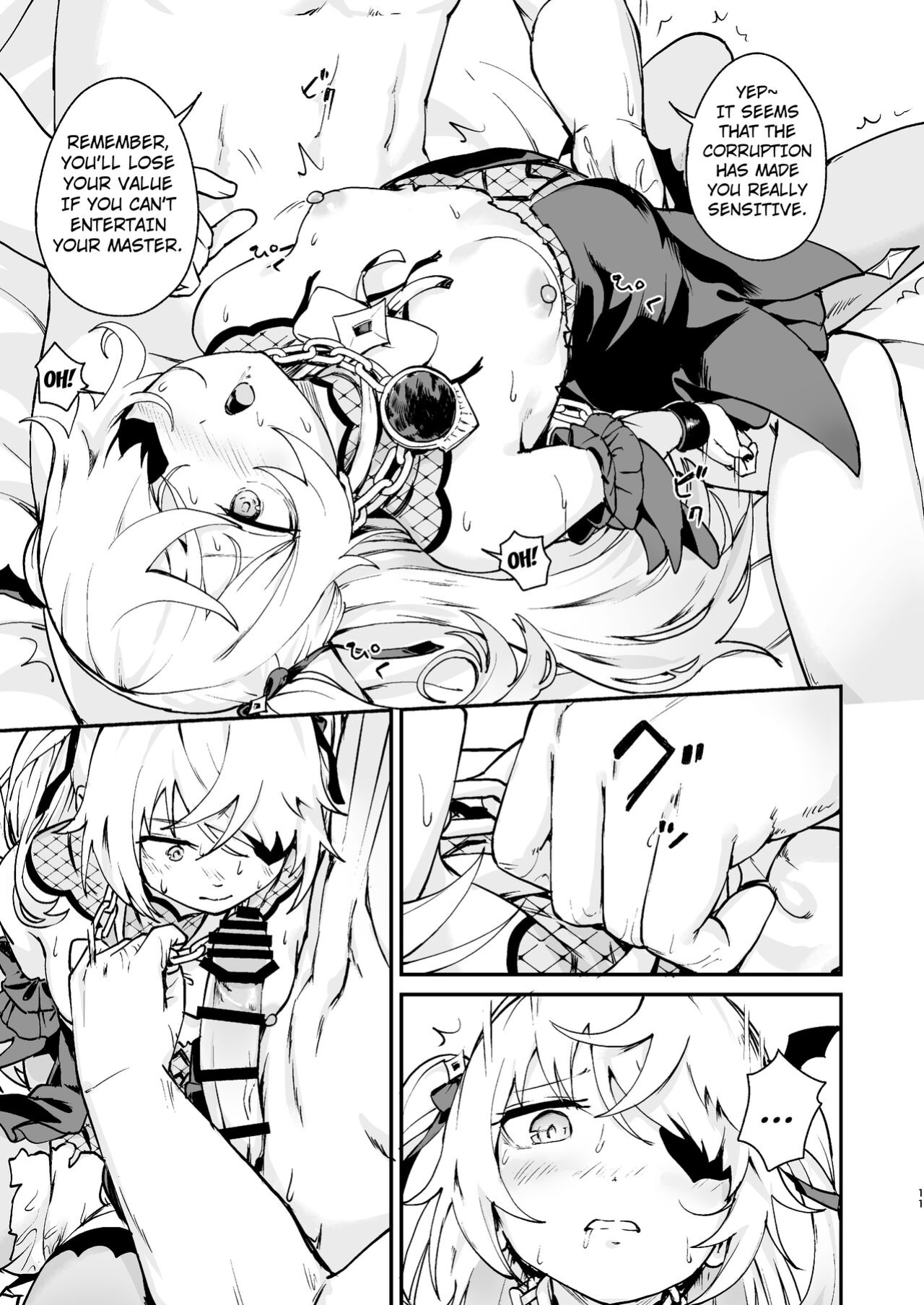 [Koromoko Kokoro (Koromotake)] Koujou Ochiru | Fischl Falling to Ruin (Genshin Impact) [Kuraudo]