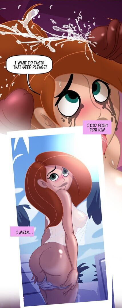 Kinky Possible - Becoming A Queen Of Spades (Kim Possible) [Tease Comix] [altared composition]