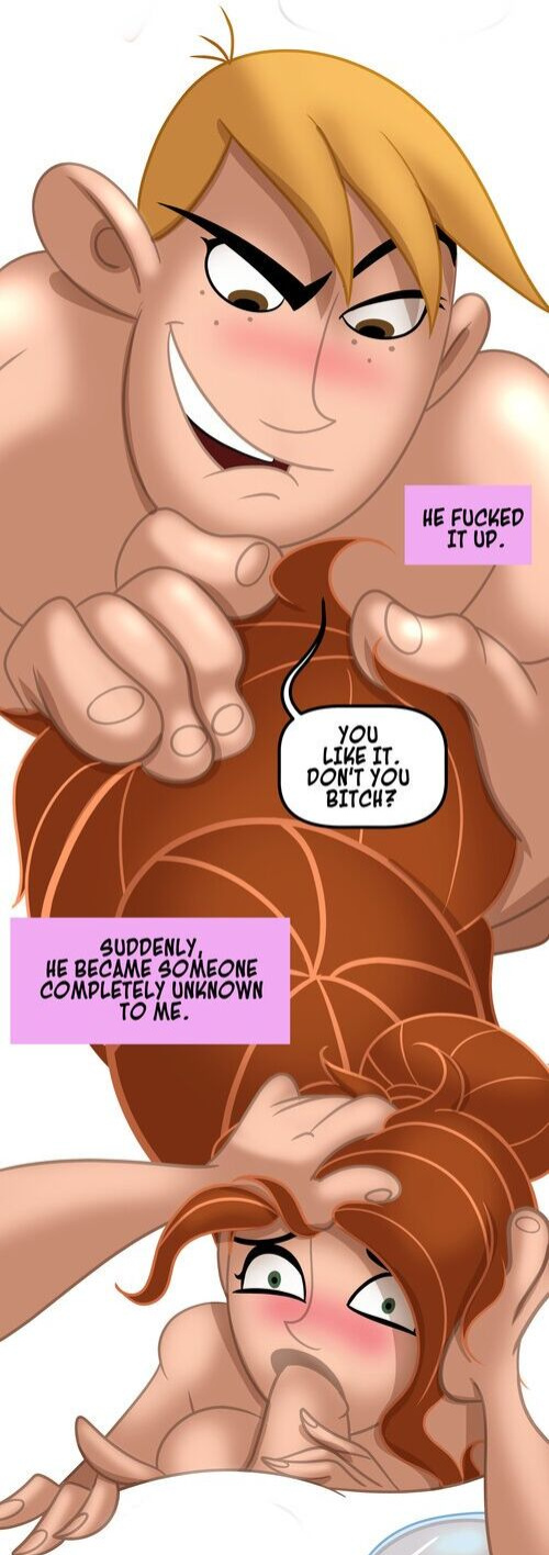 Kinky Possible - Becoming A Queen Of Spades (Kim Possible) [Tease Comix] [altared composition]