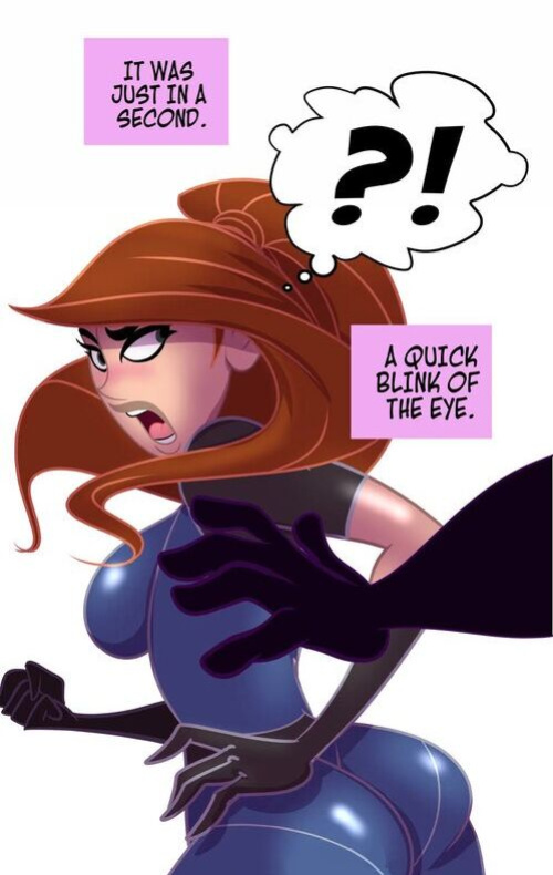 Kinky Possible - Becoming A Queen Of Spades (Kim Possible) [Tease Comix] [altared composition]