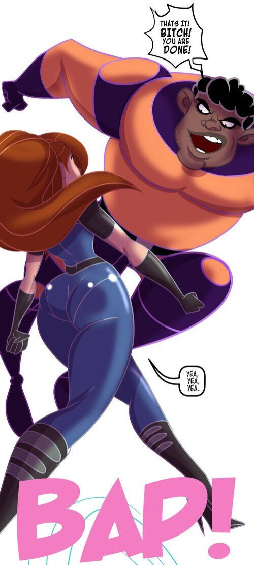 Kinky Possible - Becoming A Queen Of Spades (Kim Possible) [Tease Comix] [altared composition]