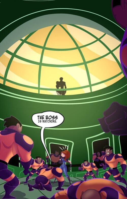 Kinky Possible - Becoming A Queen Of Spades (Kim Possible) [Tease Comix] [altared composition]