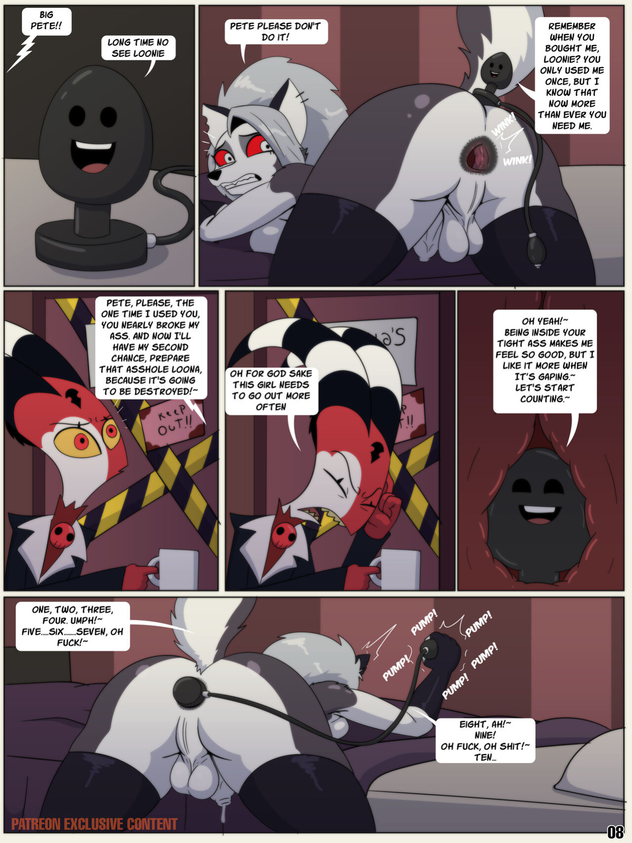 [Ike Marshall] The adventures of Loona and The D's (Helluva Boss)