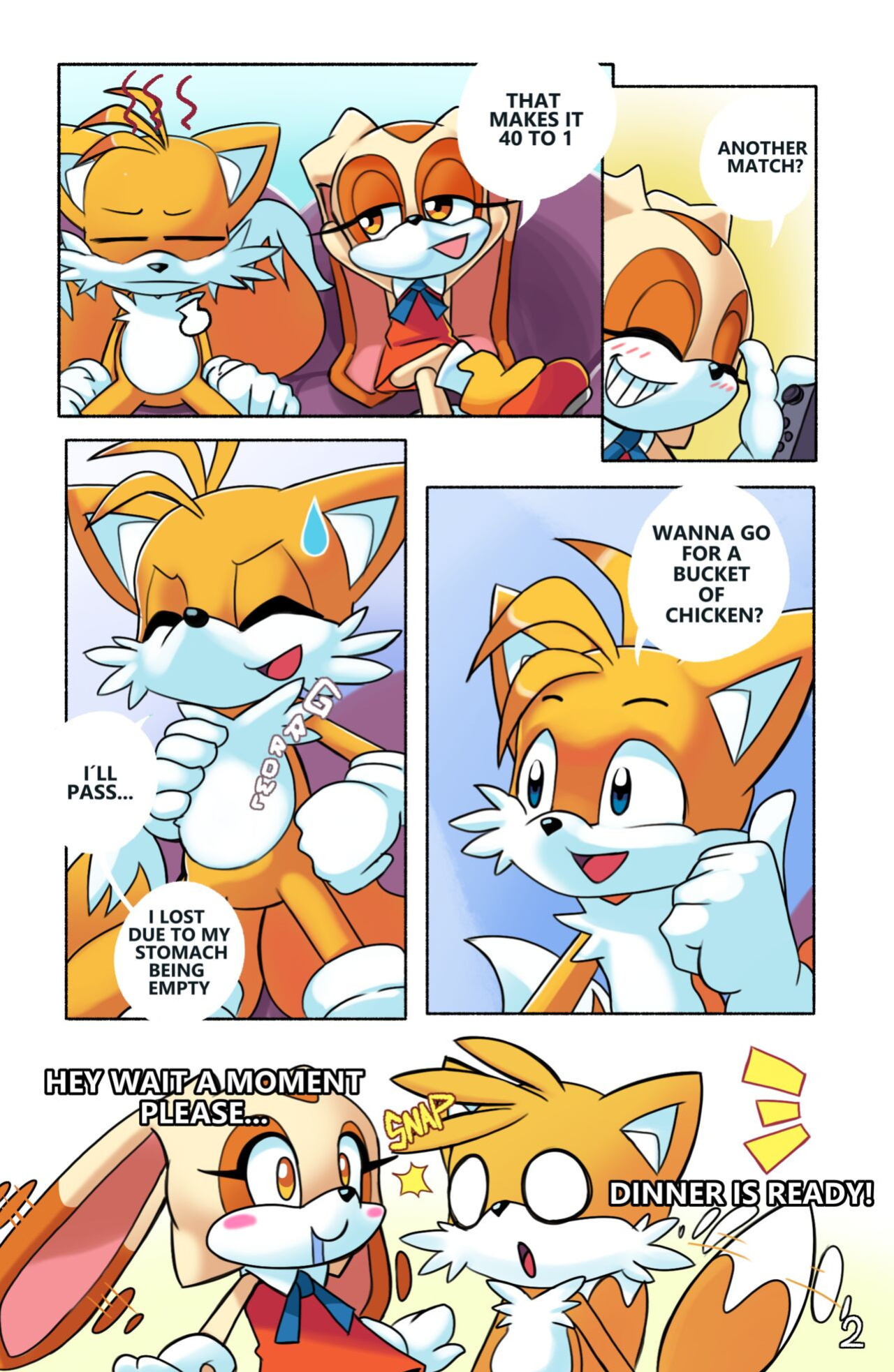 [Ichduhernz] Tails' Gamer Moment (Sonic The Hedgehog)
