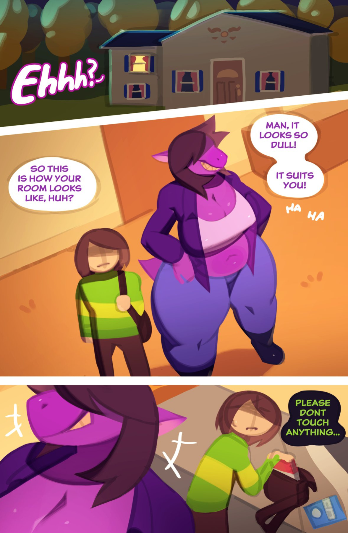 [Svarz] A Susie x Kris Comic (Deltarune)