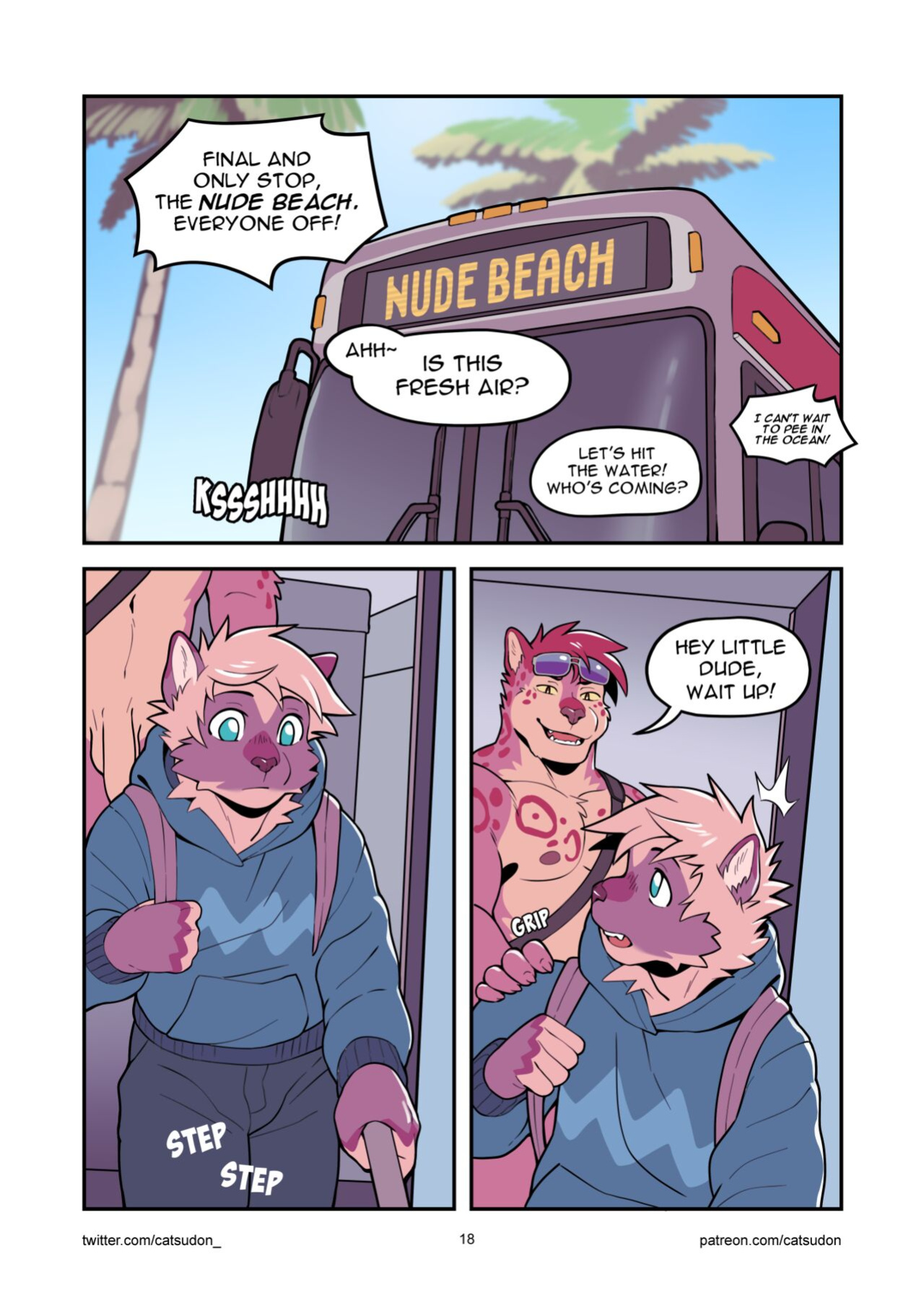 [Catsudon] Chapter 1: It's a Good Day to Go to the Nude Beach