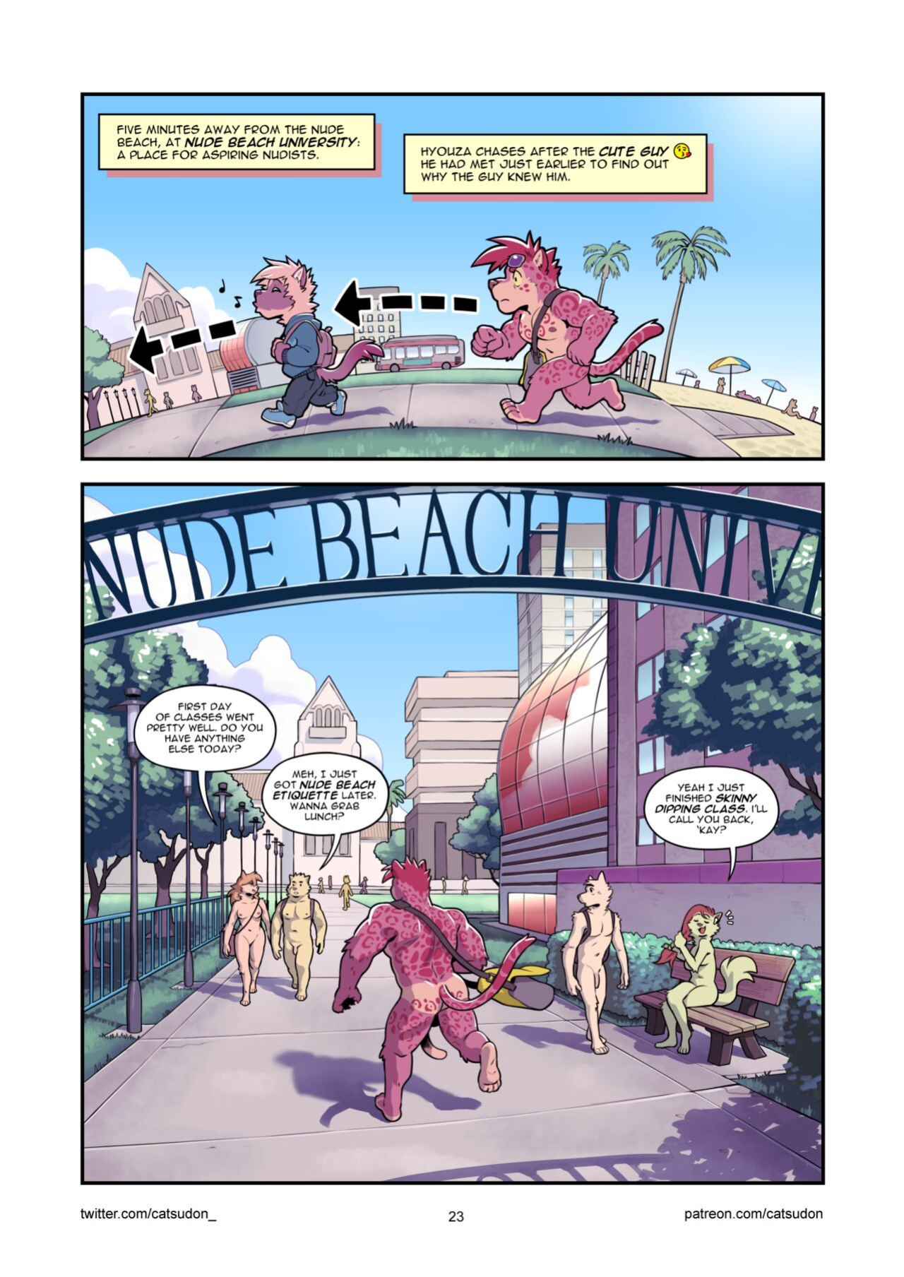 [Catsudon] Chapter 1: It's a Good Day to Go to the Nude Beach