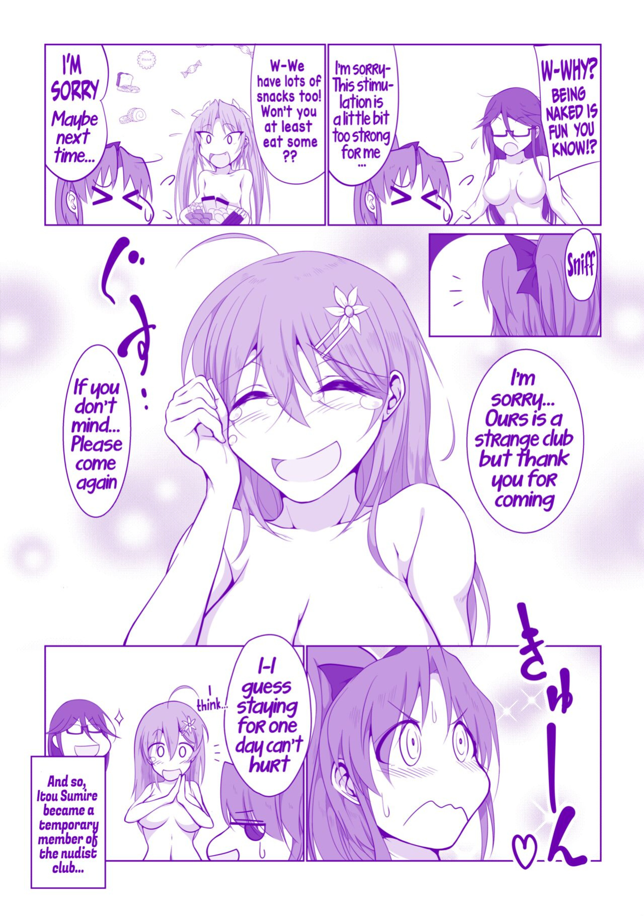 [Takenoko Maru] Zenrabu ni Youkoso! | Welcome to the Nudist Club!