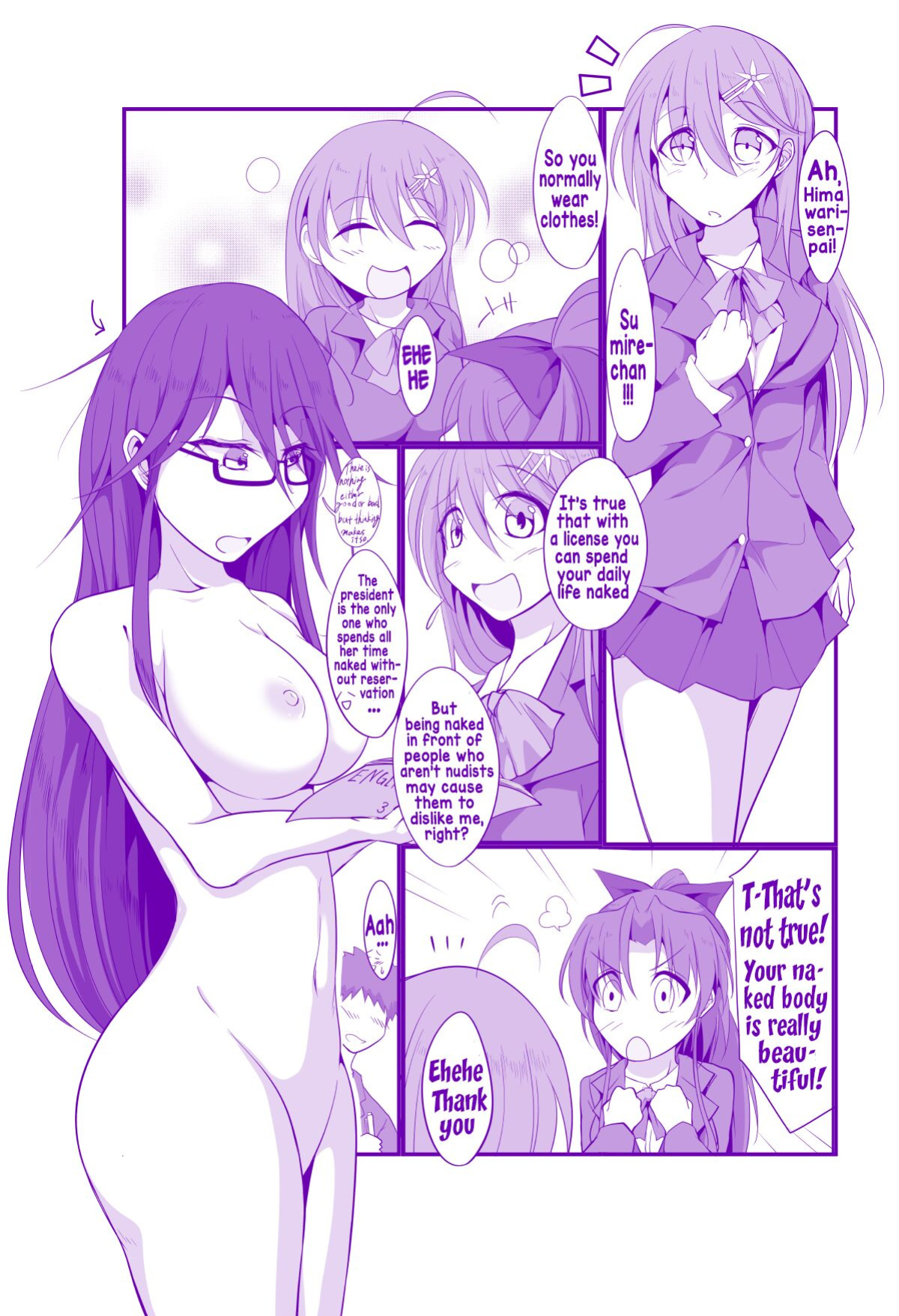 [Takenoko Maru] Zenrabu ni Youkoso! | Welcome to the Nudist Club!