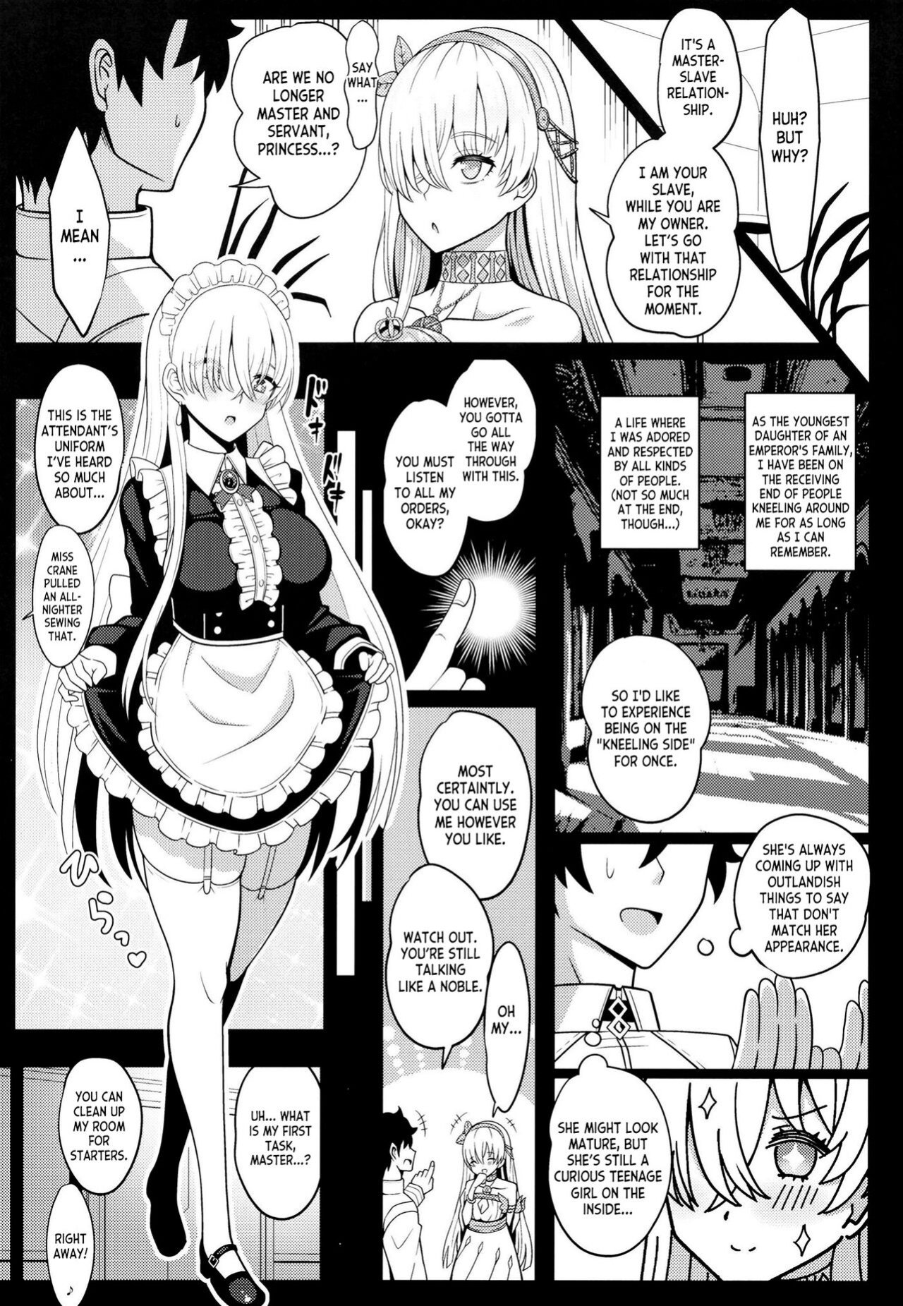 [Nyala Ponga (Sekai Saisoku no Panda)] Koujo-sama to tamago (Fate/Grand Order) [desudesu]