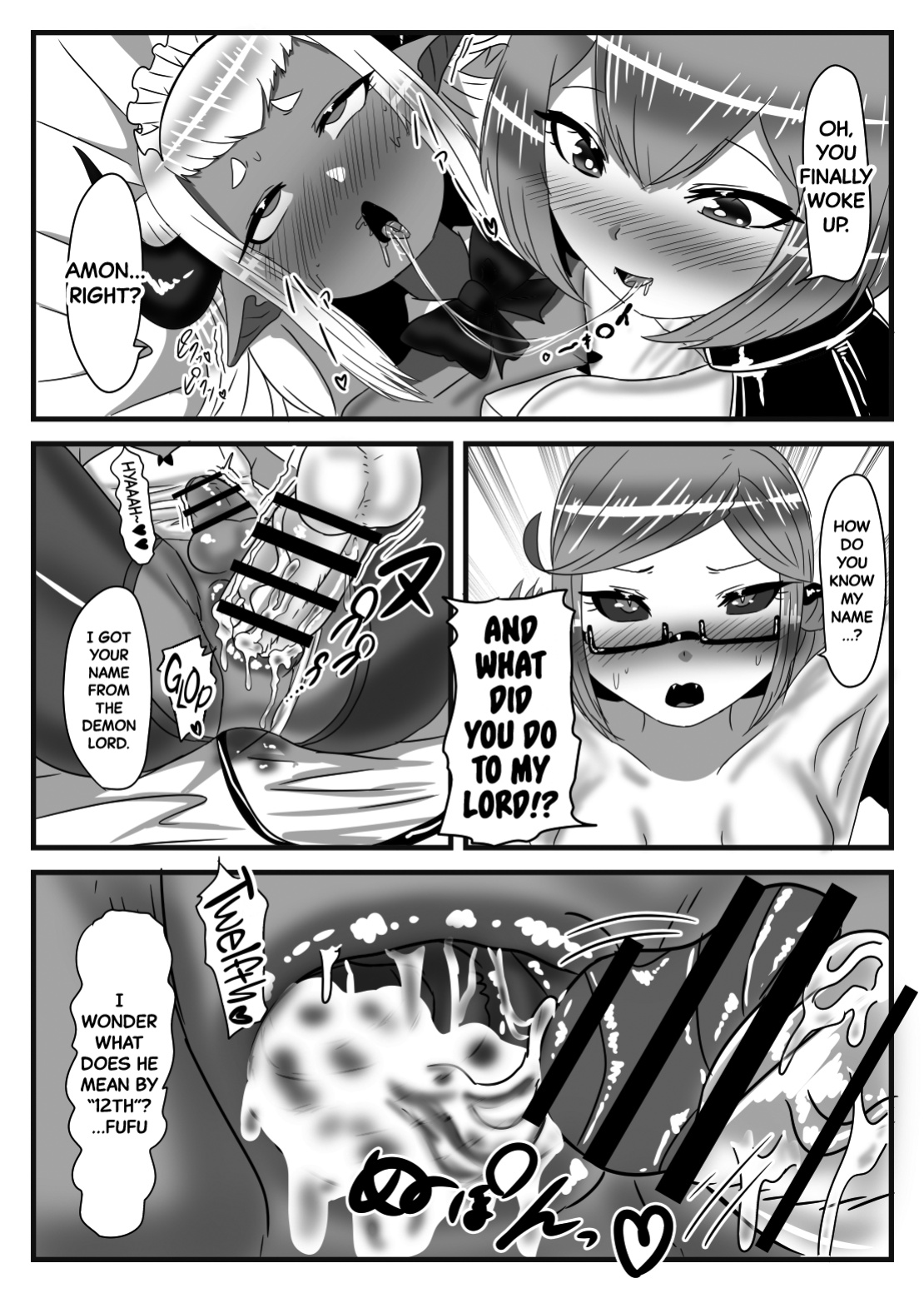 [Nitiniti Sowa (Apacchi)] Futanari Yuusha no Maou Rouraku 3 | The Futanari Hero's Allurement of The Demon Lord 3 [Black Grimoires]