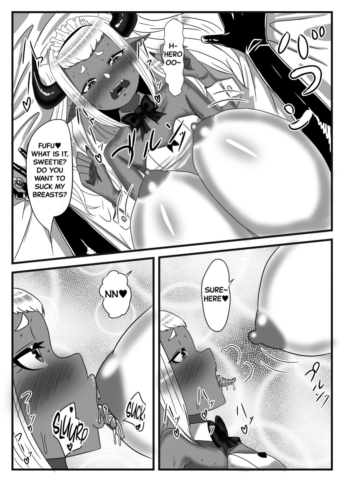 [Nitiniti Sowa (Apacchi)] Futanari Yuusha no Maou Rouraku 3 | The Futanari Hero's Allurement of The Demon Lord 3 [Black Grimoires]