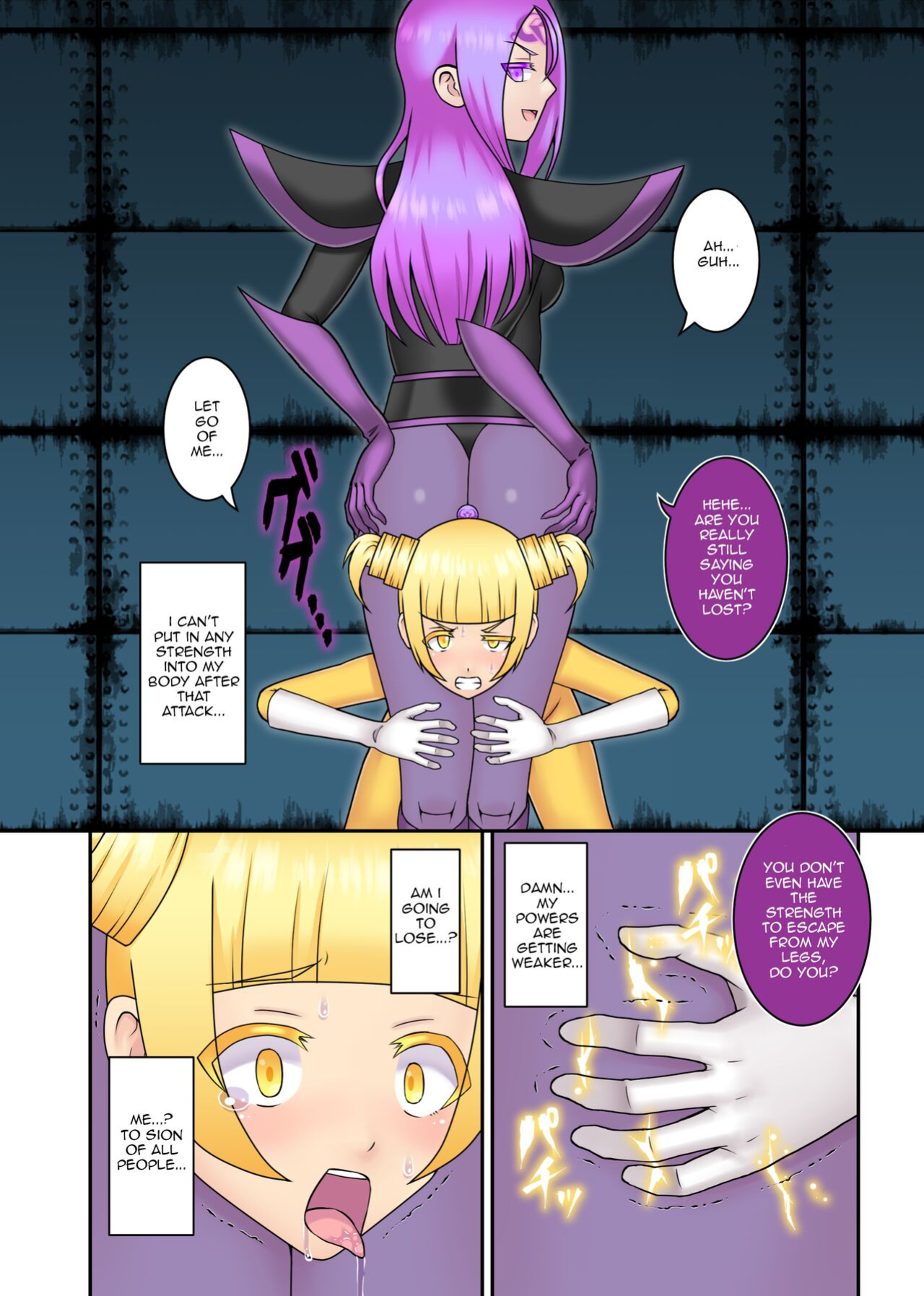 [STUDIO HP+ (IceLee)] Teisou Sentai Virginal Colors Ch.5 | Chastity Sentai Chaste Colors Ch. 5