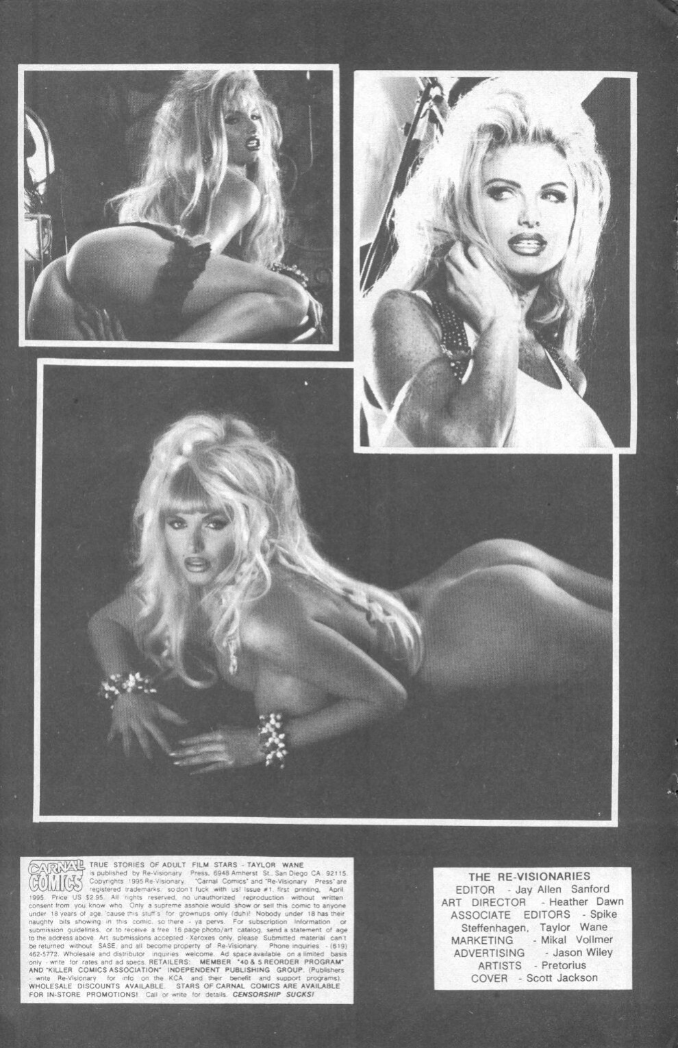 [Carnal Comics (Pretorius)] True Stories of Adult Film Stars - Taylor Wane