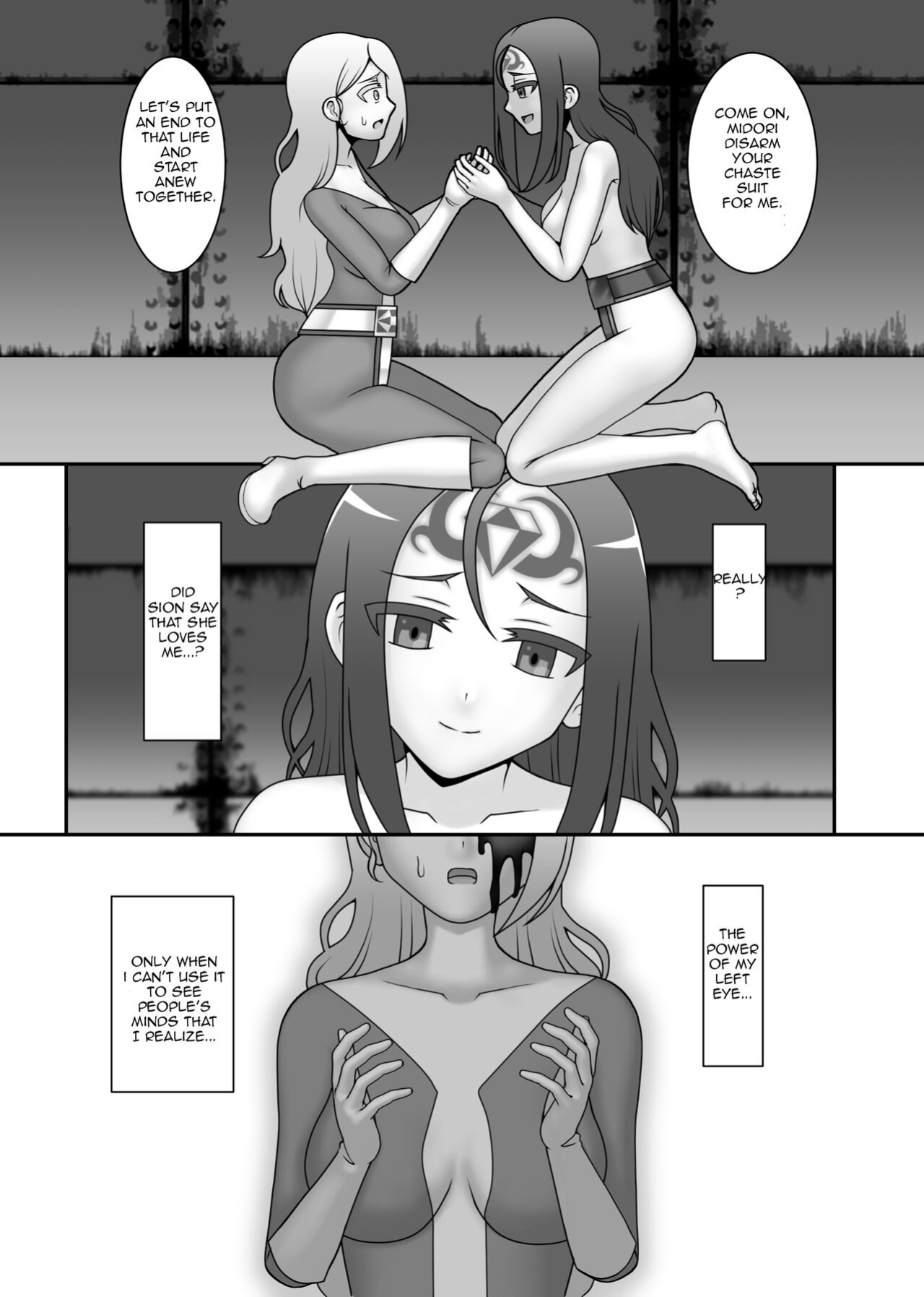 [STUDIO HP+ (IceLee)] Teisou Sentai Virginal Colors Ch.4 | Chastity Sentai Chaste Colors Ch. 4