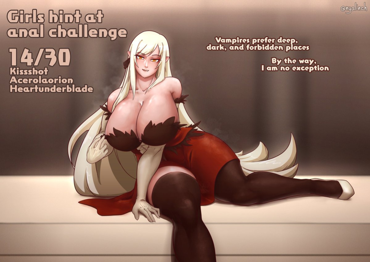 [Meowlinch] Girls Hint at Anal Challenge