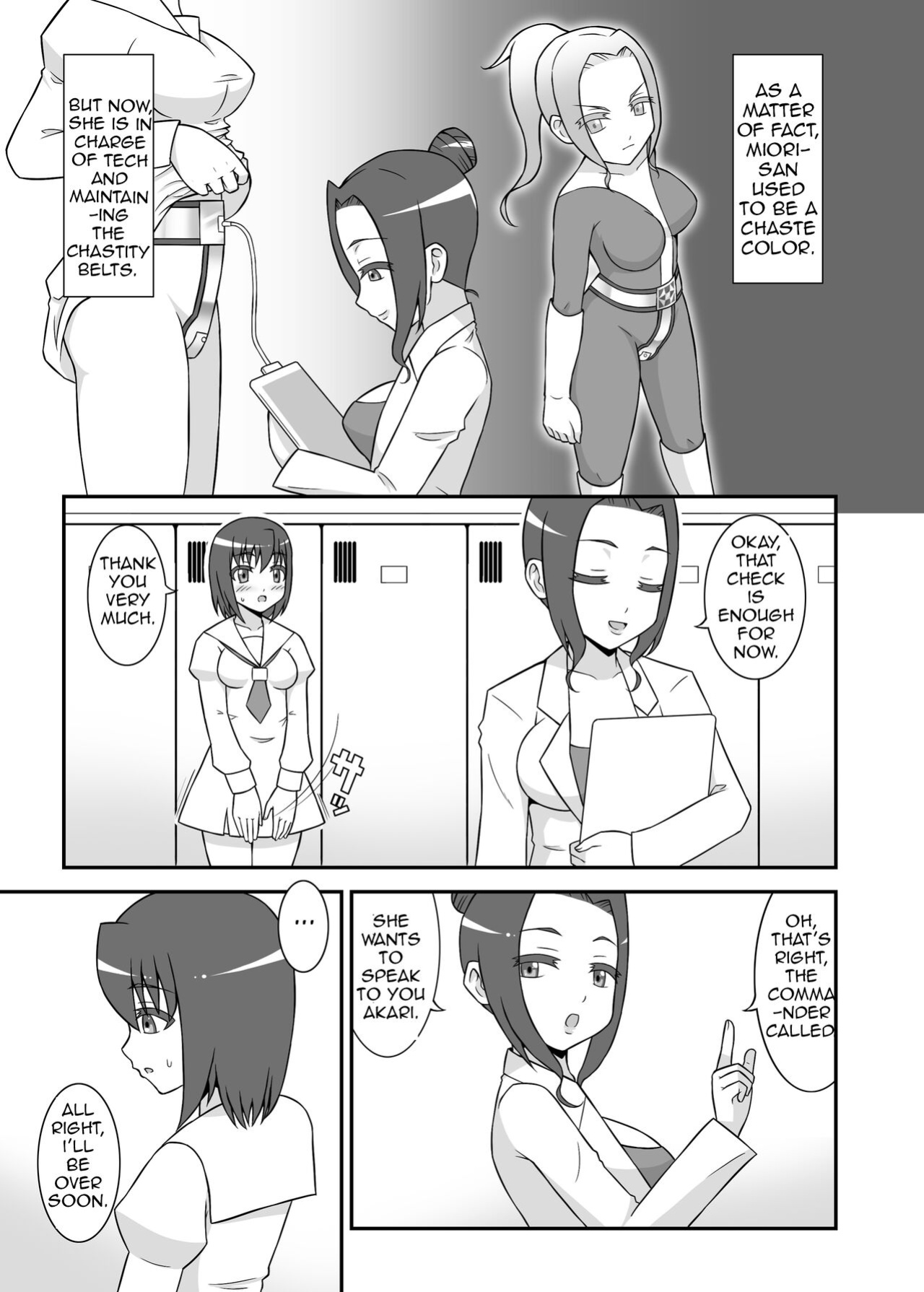 [STUDIO HP+ (IceLee)] Teisou Sentai Virginal Colors Ch.1 | Chastity Sentai Chaste Colors Ch.1