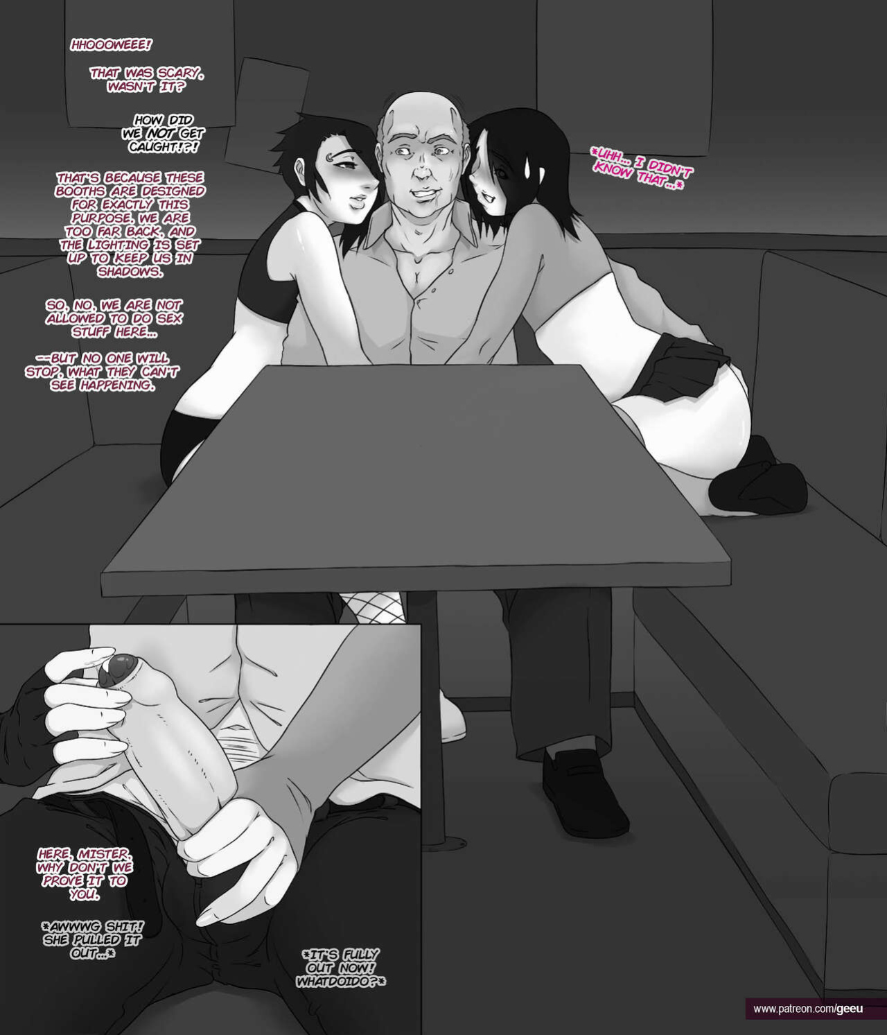 [GeeU] Yuki & Sora At The Club