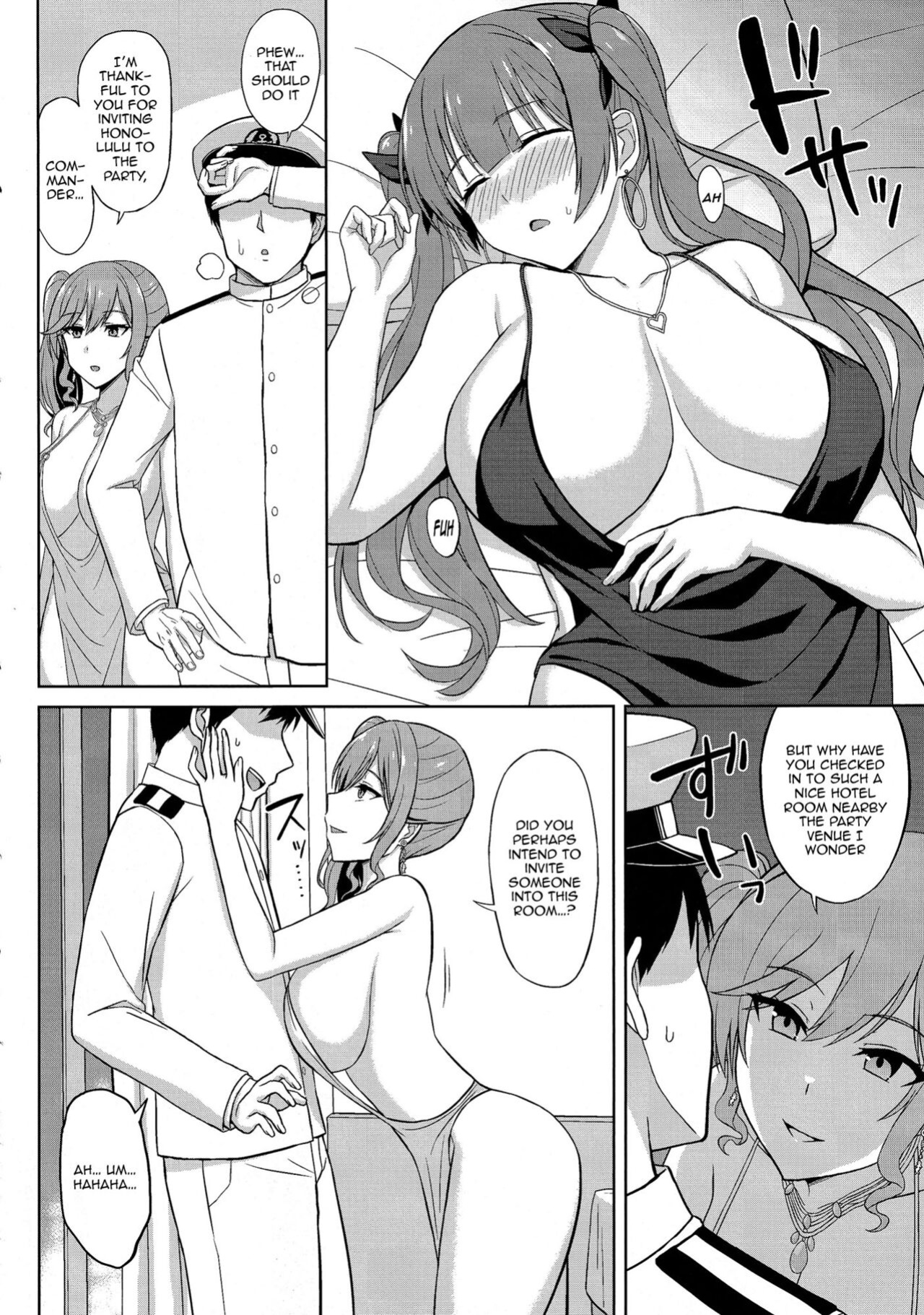 (C101) [Kaki no Tane (Summer)] Shinya no Union Party | The Late Night Union Party (Azur Lane)