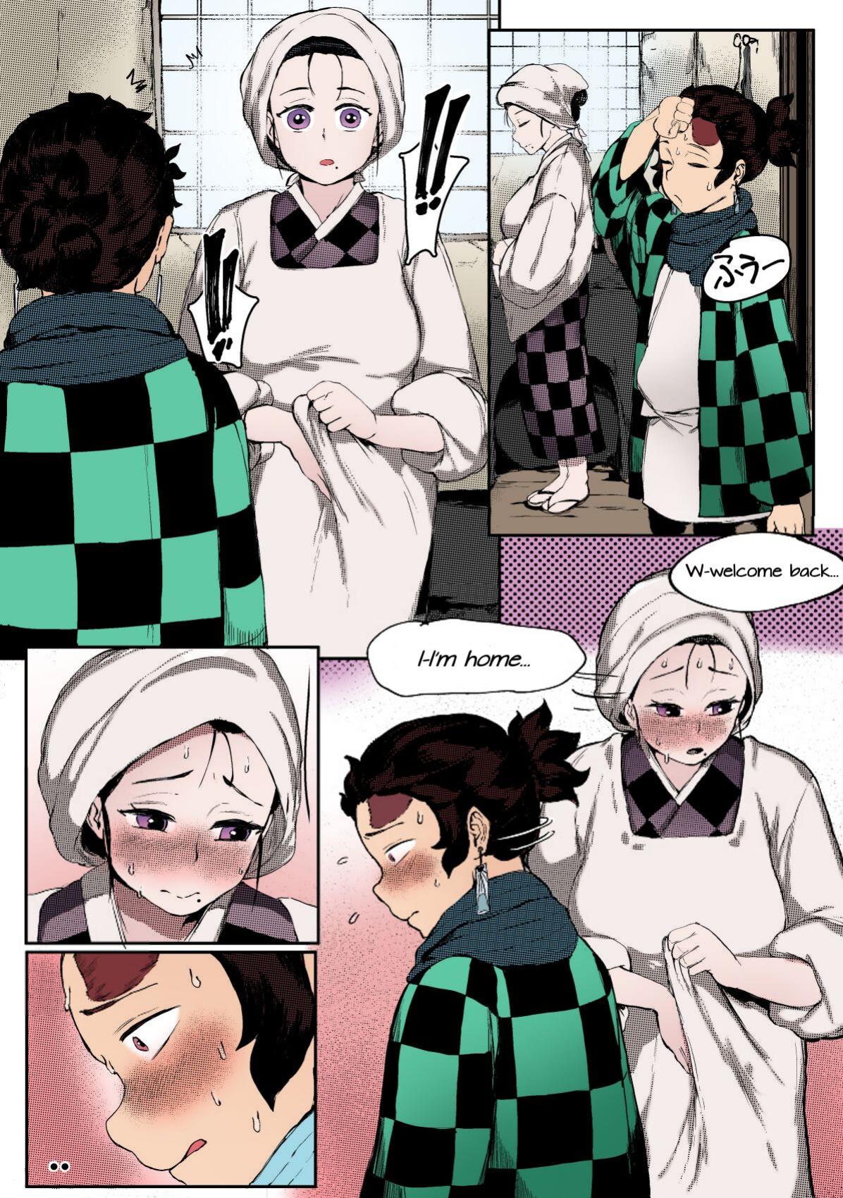 [Tobe] Haha to Watashi (ge) | Mother and I (Second Part) (Kimetsu no Yaiba) [Uncle Bane] (Colorized)